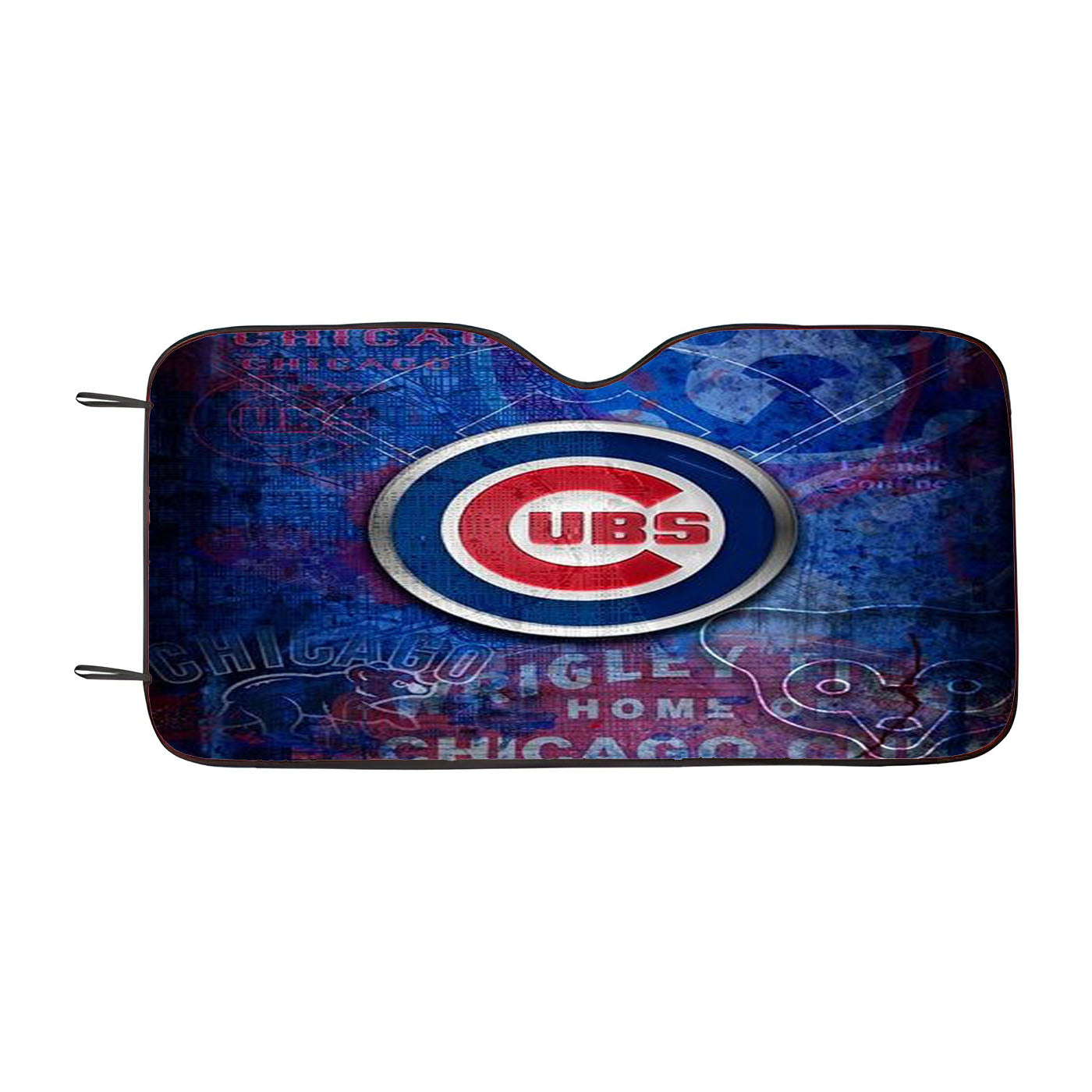 Chicago Cubs Texturing Car Auto Sun Shade Windshield Cover