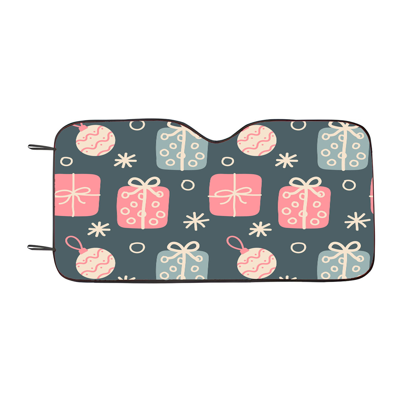 Christmas Patterns Set 09 Car Auto Sun Shade Windshield Cover