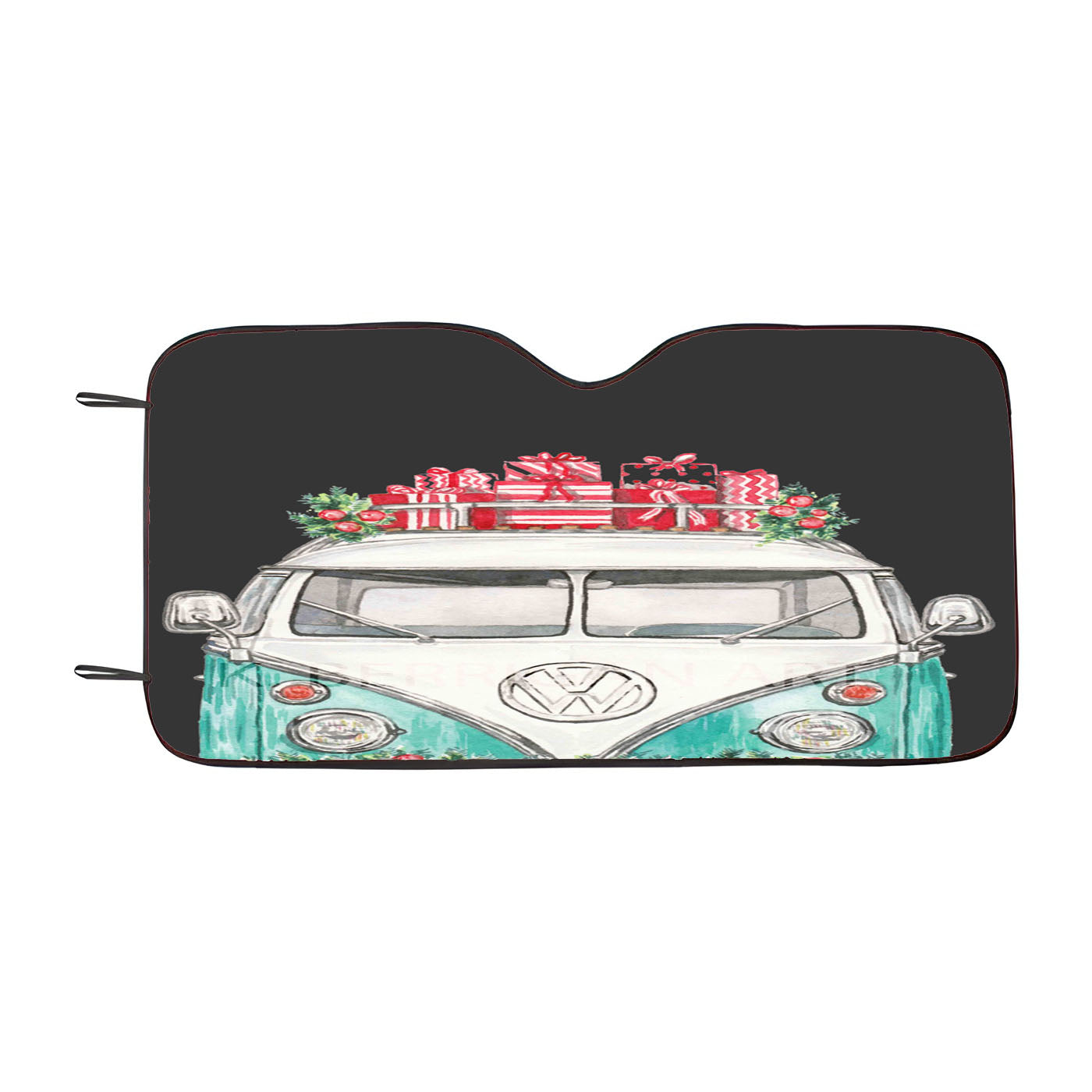 Christmas Vw Car Auto Sun Shade Windshield Cover