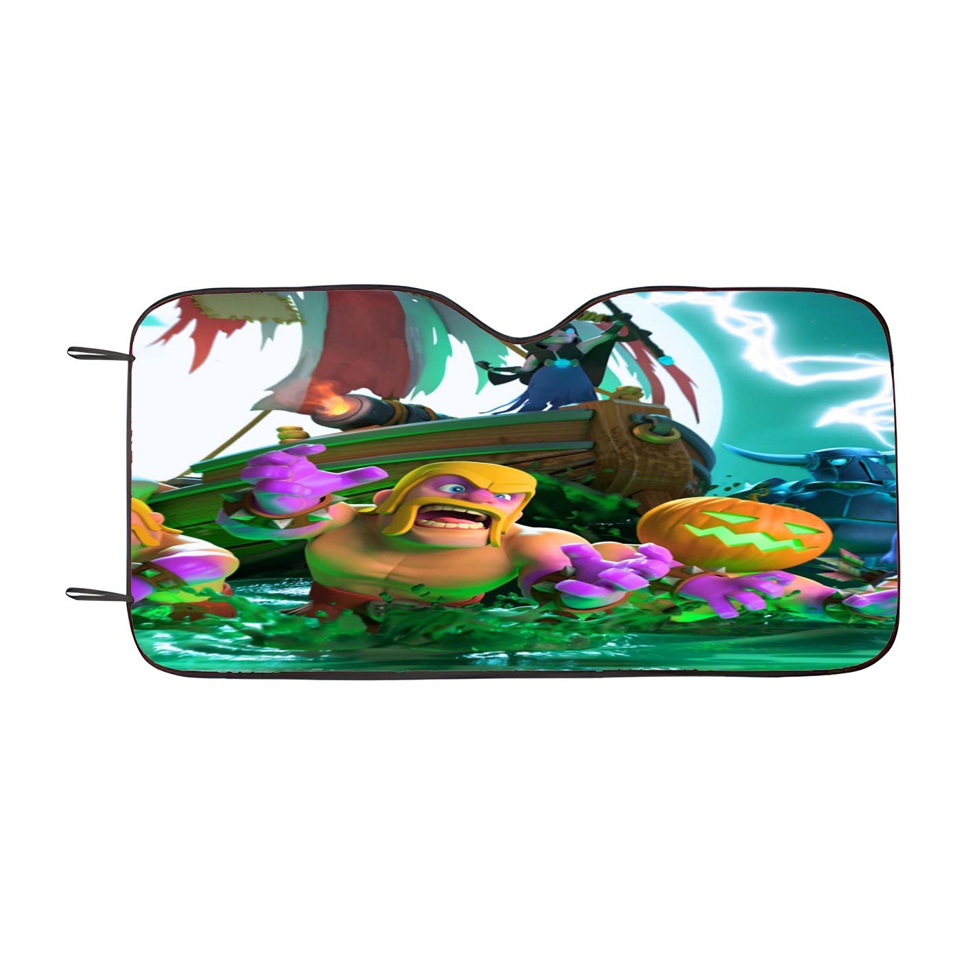 Clash Of Clans Halloween Car Auto Sun Shade Windshield Cover