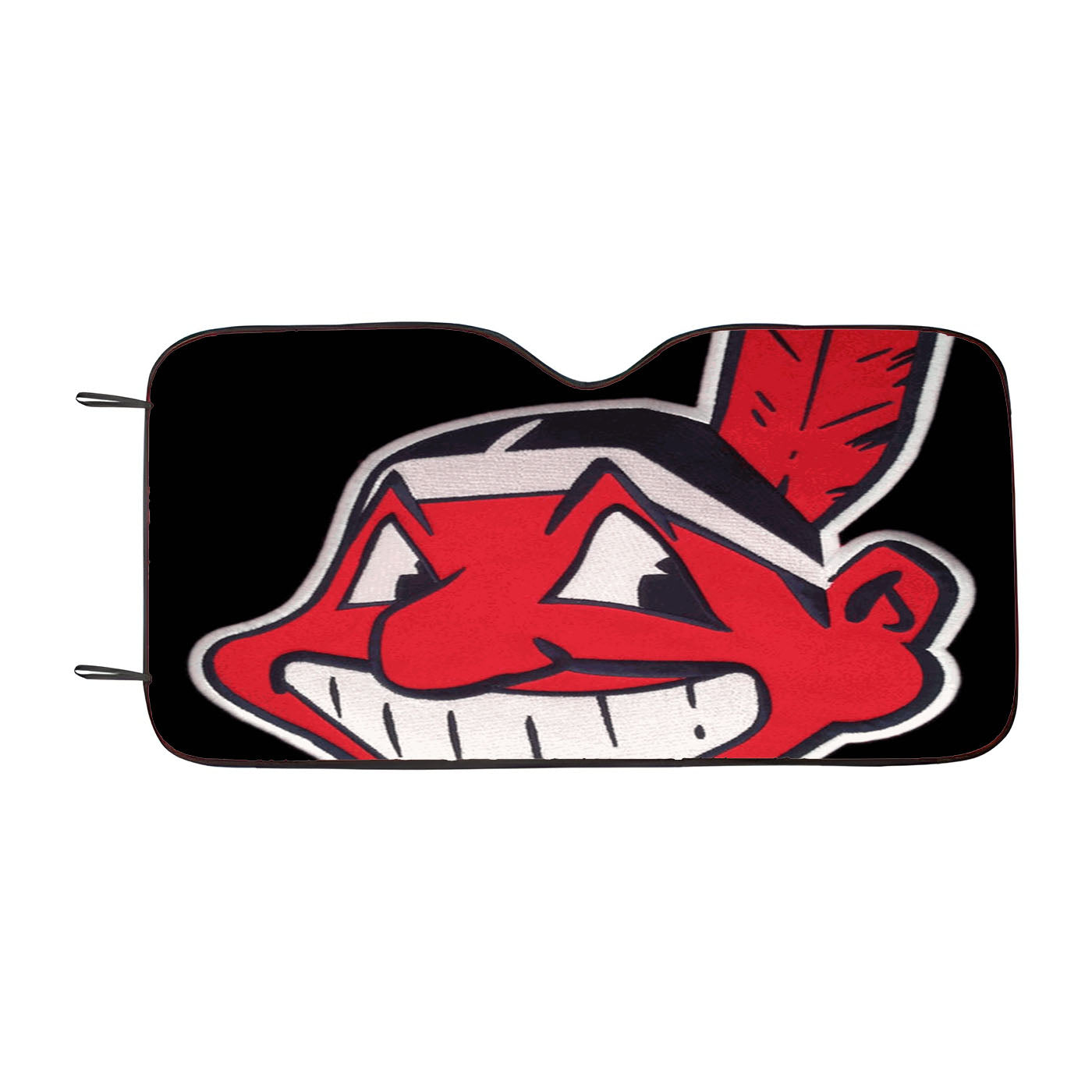 Cleveland Indians Logo 2 Car Auto Sun Shade Windshield Cover