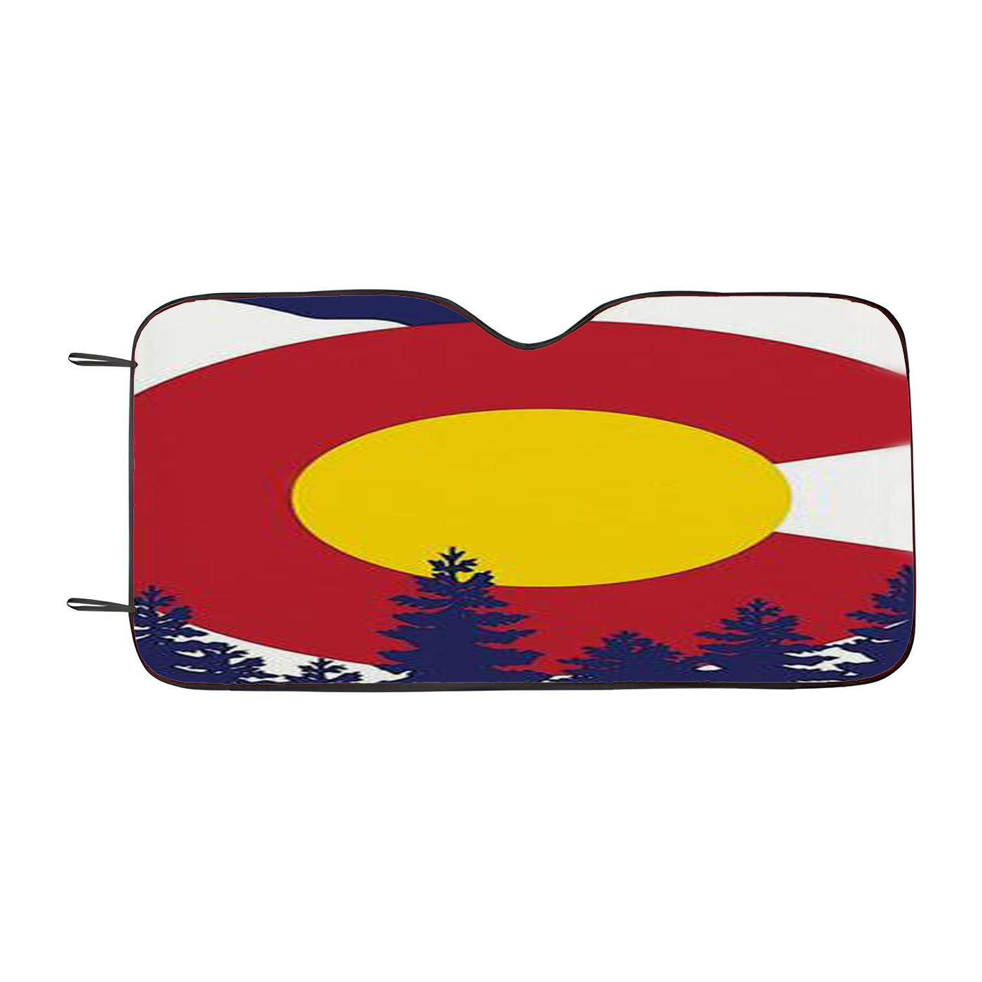 Colorado Avalanche 2 Car Auto Sun Shade Windshield Cover
