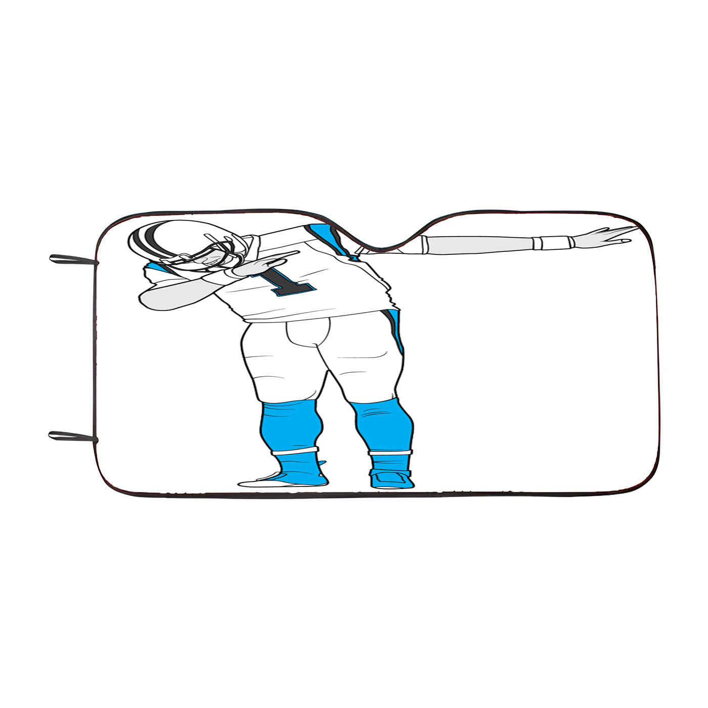 Dab Cam Newton Cartoon Car Auto Sun Shade Windshield Cover