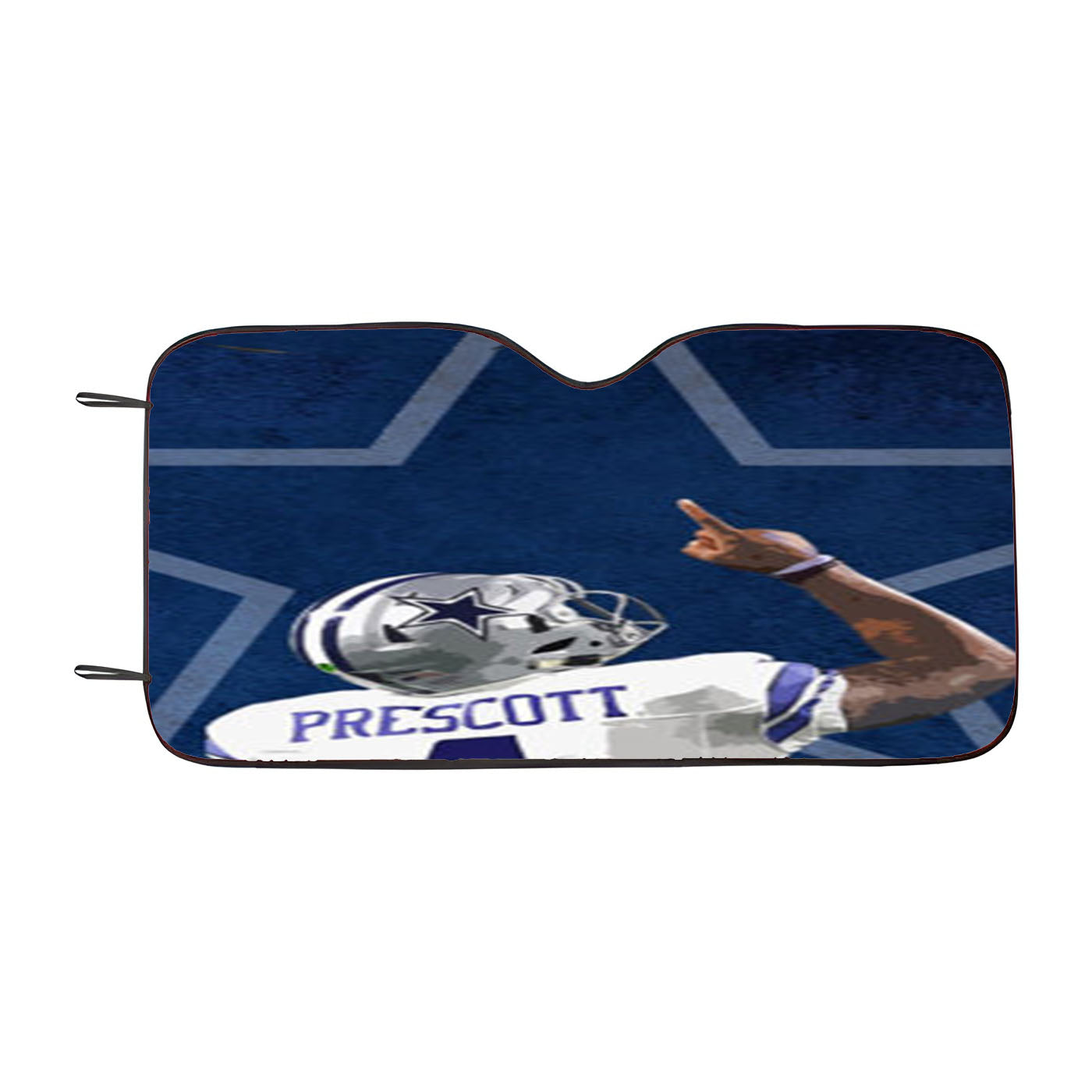 Dak Prescott Dallas Cowboys Car Auto Sun Shade Windshield Cover
