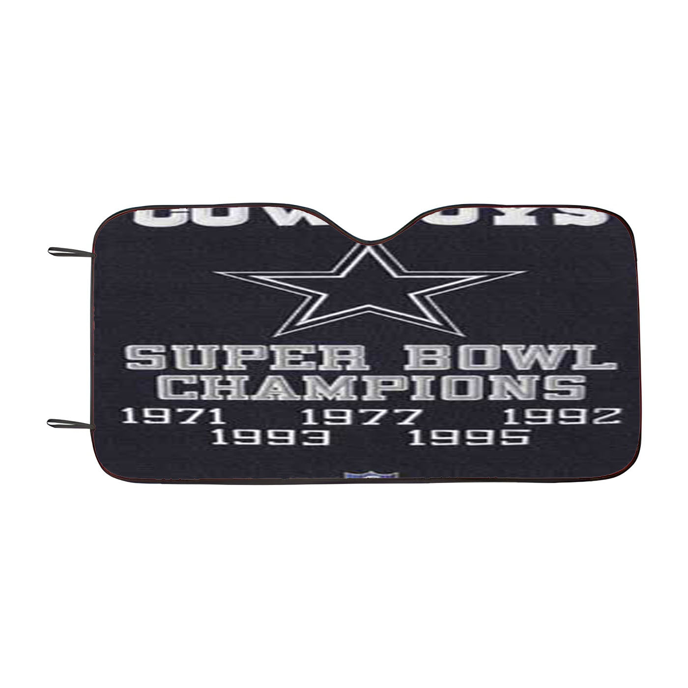 Dallas Cowboys Black Star Car Auto Sun Shade Windshield Cover
