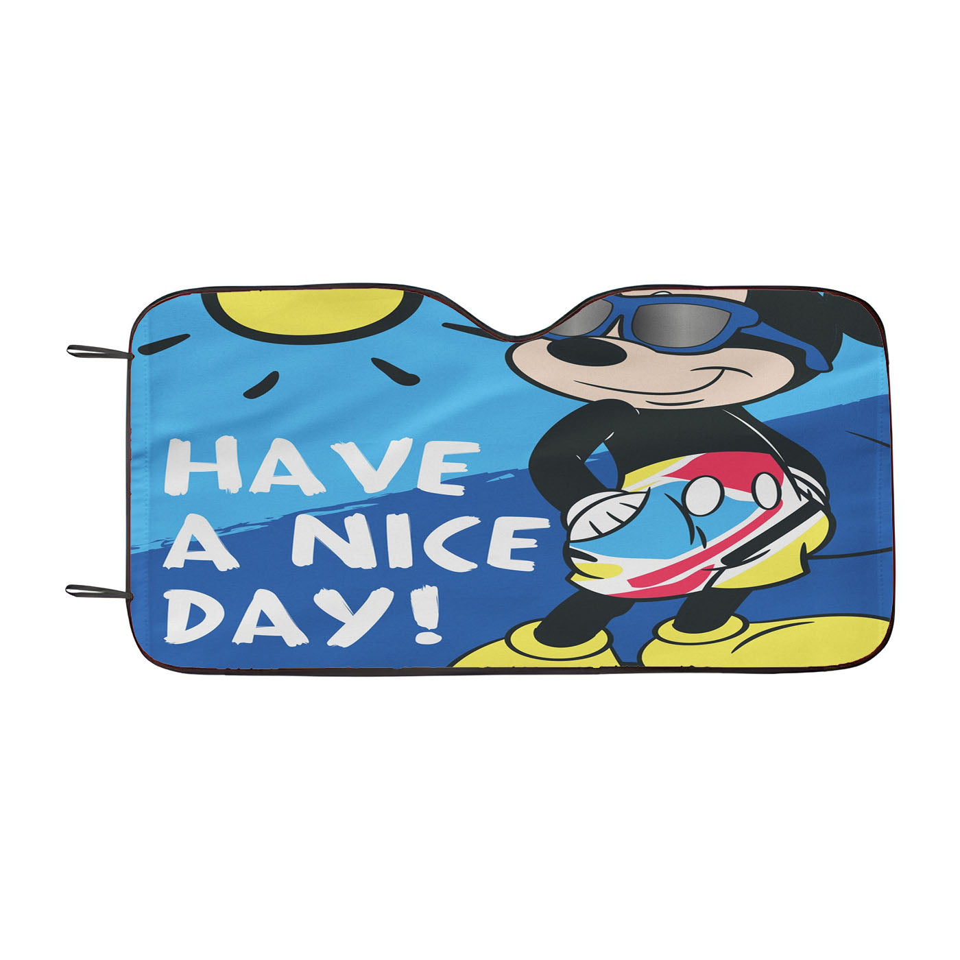 Disney Have A Nice Day Sunny Mickey Car Auto Sun Shade Windshield Cover
