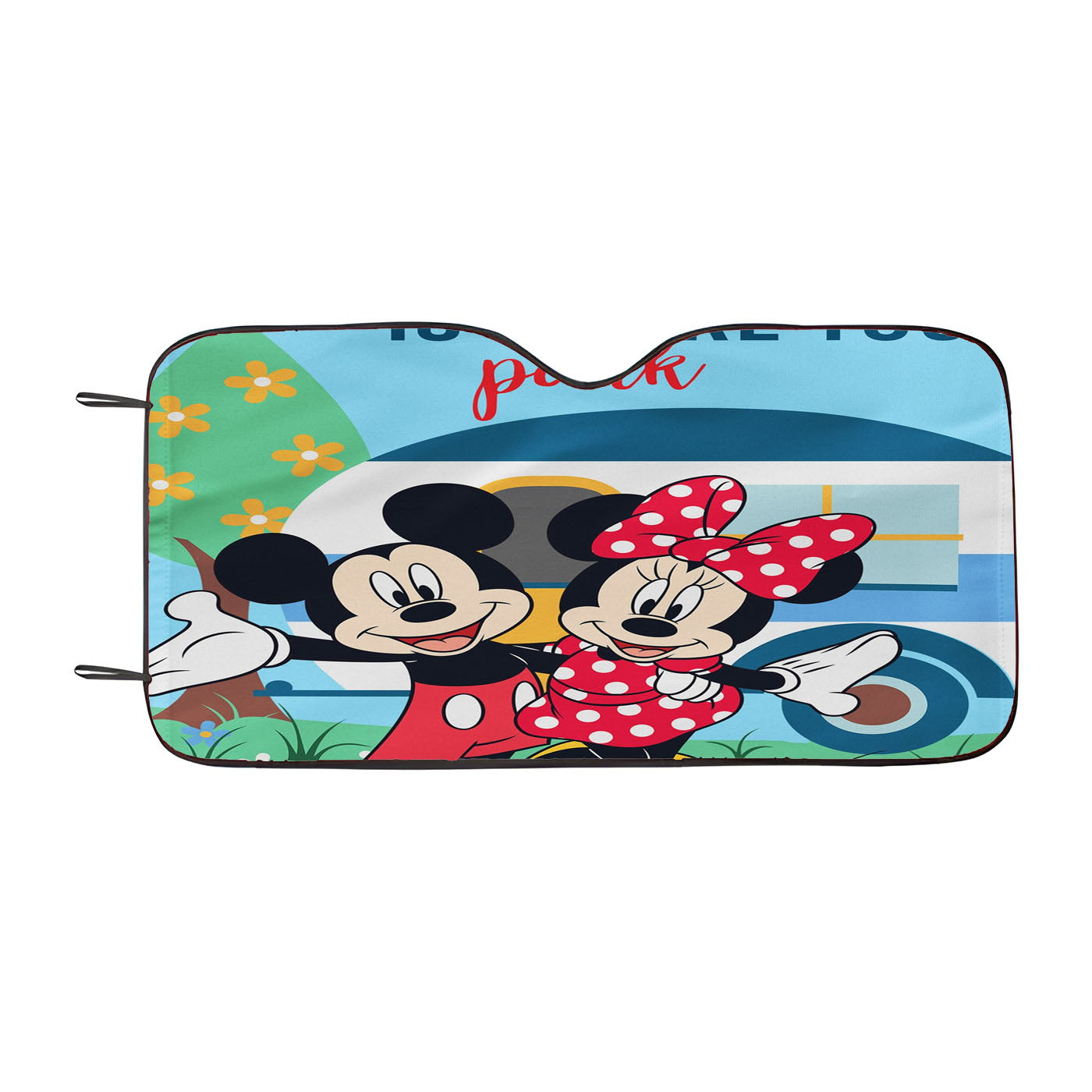 Disney Home Is Where You Park Mickey And Minnie Car Auto Sun Shade Windshield Cover