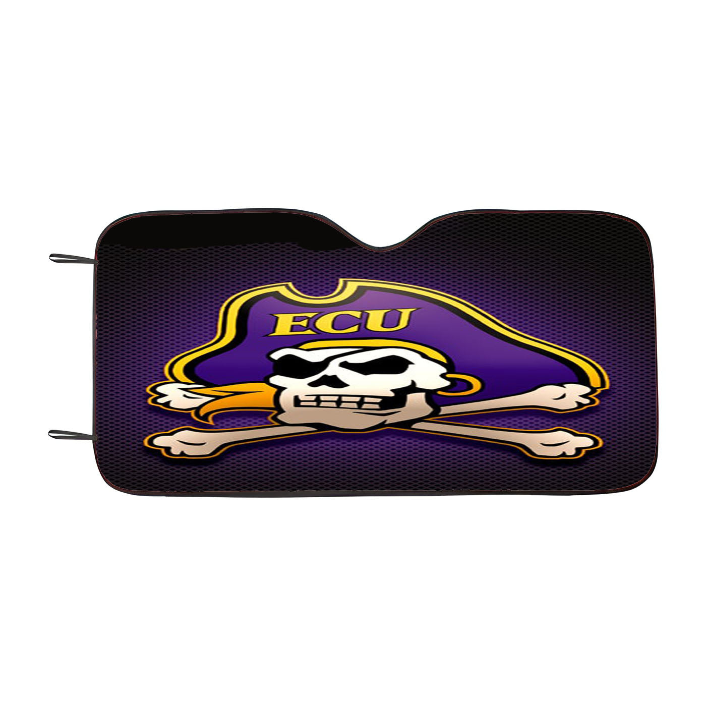East Carolina Pirates Logo Car Auto Sun Shade Windshield Cover