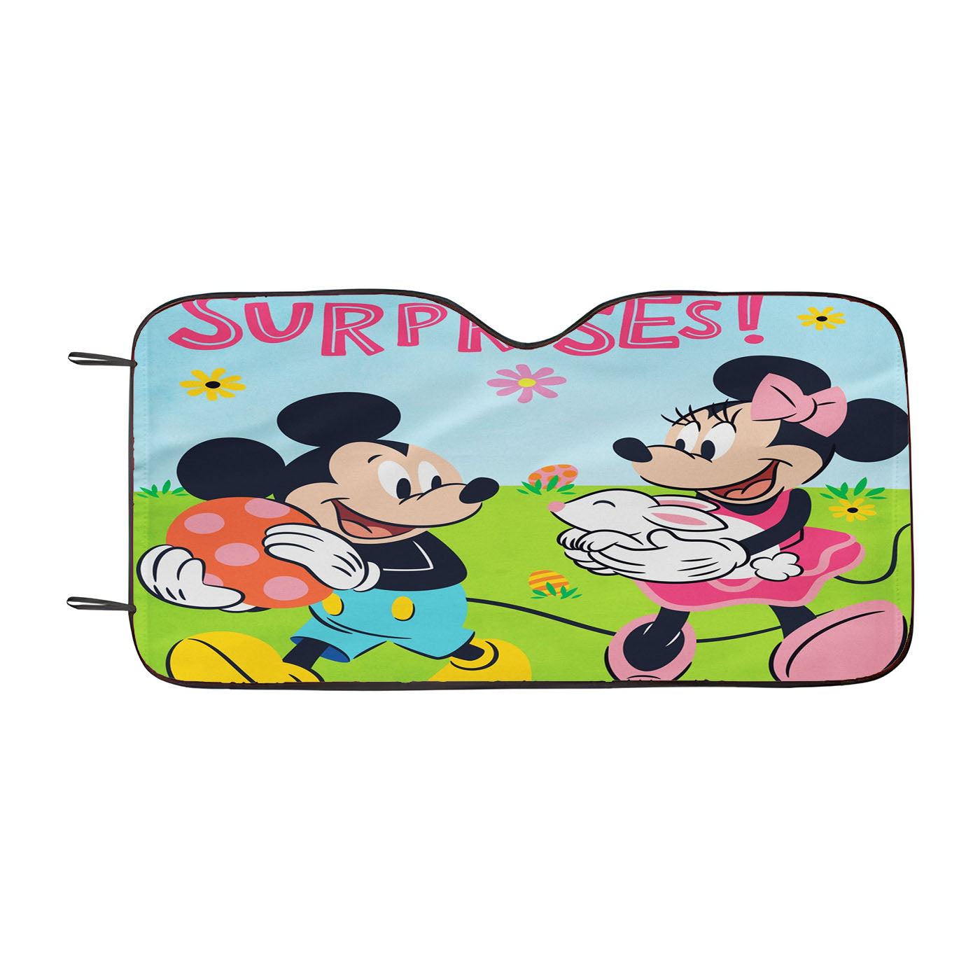 Easter Surprise Mickey And Minnie Car Auto Sun Shade Windshield Cover