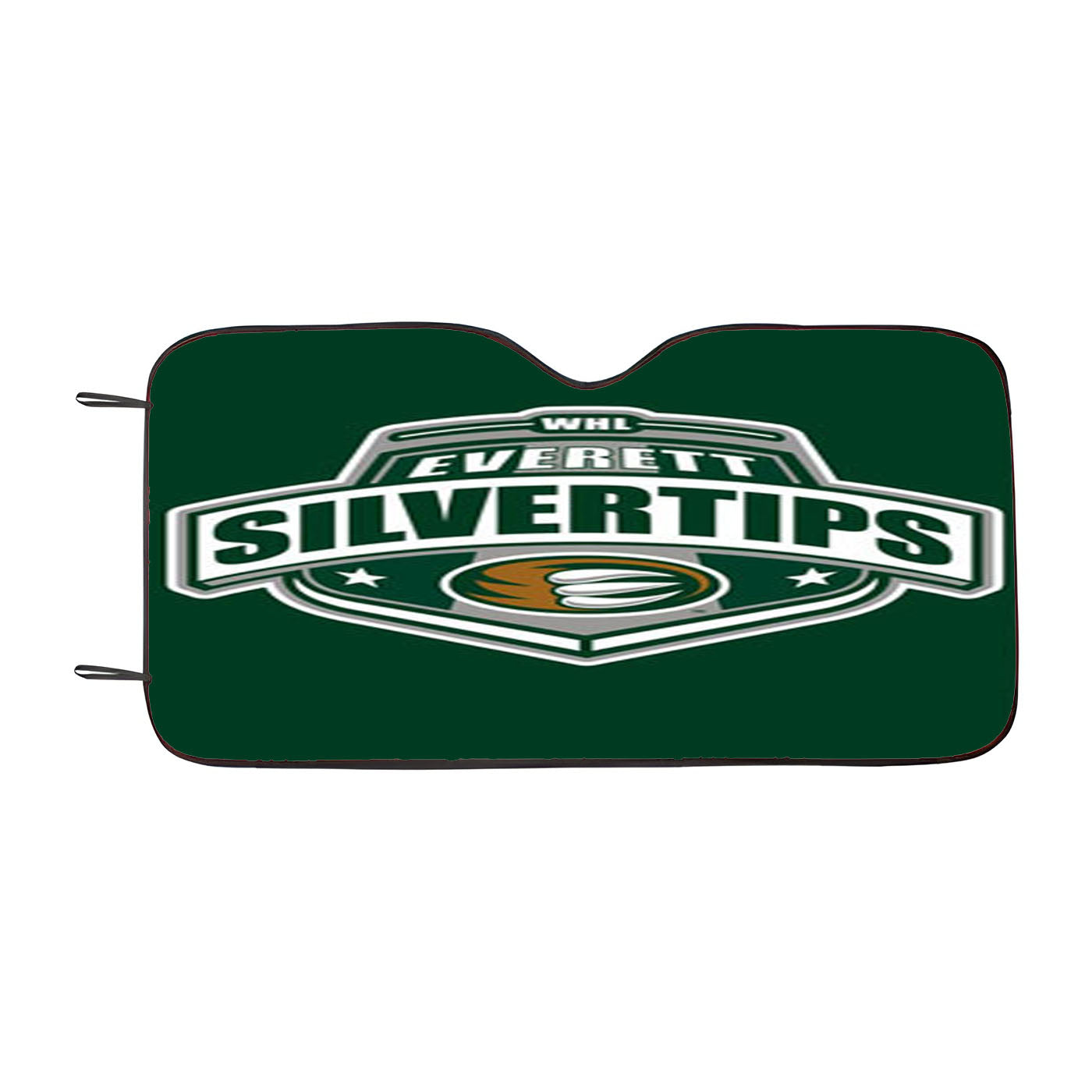 Everett Silvertips Logo Car Auto Sun Shade Windshield Cover