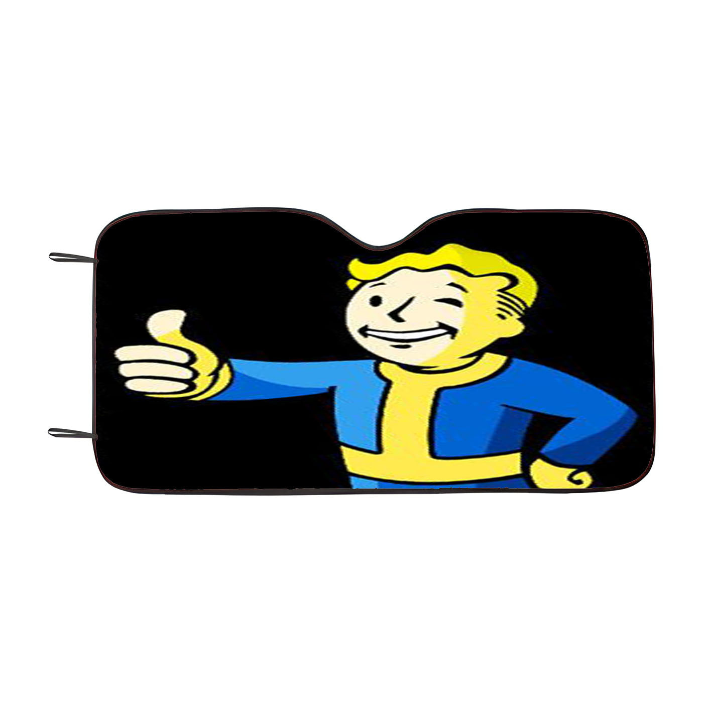 Fallout 4 Vault Boy Dark Car Auto Sun Shade Windshield Cover