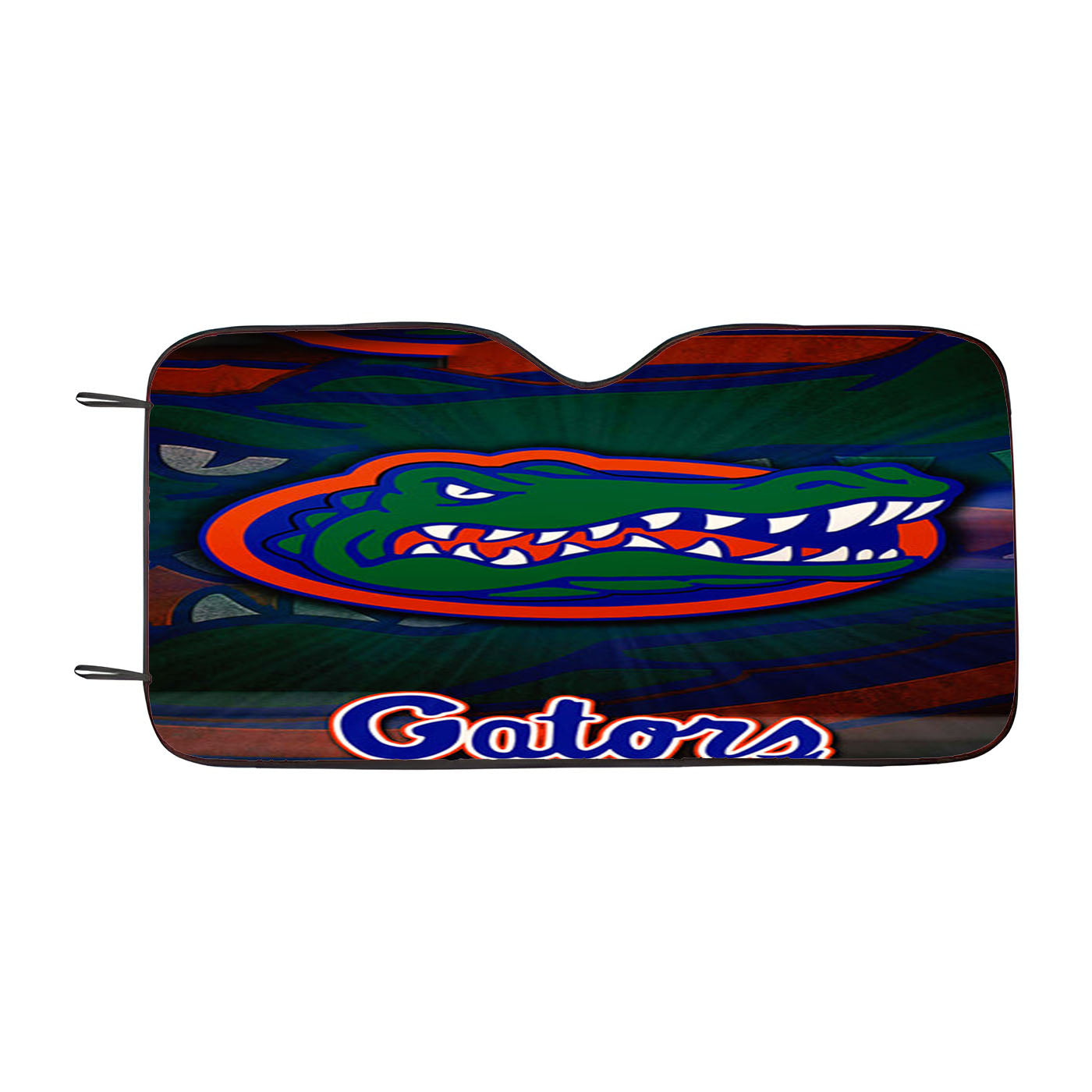 Florida Gators Logo On Blue Fade Car Auto Sun Shade Windshield Cover