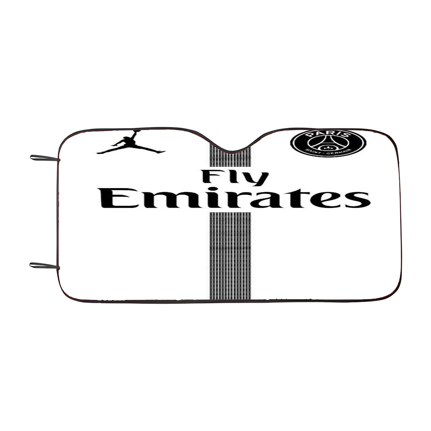 Fly Emirates White Paris Saint German Psg Feat Jordan Car Auto Sun Shade Windshield Cover