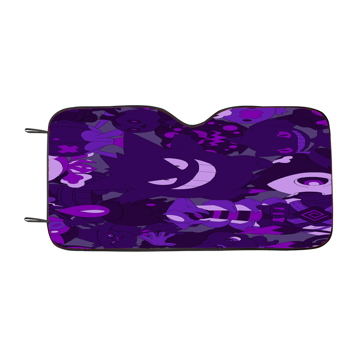 Gengar And All Character Pokemon Halloween Car Auto Sun Shade Windshield Cover