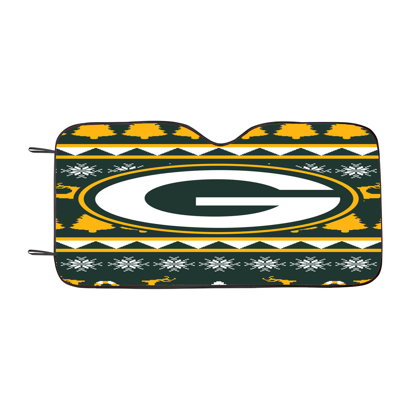 Green Bay Packers Cloth Tall Car Auto Sun Shade Windshield Cover