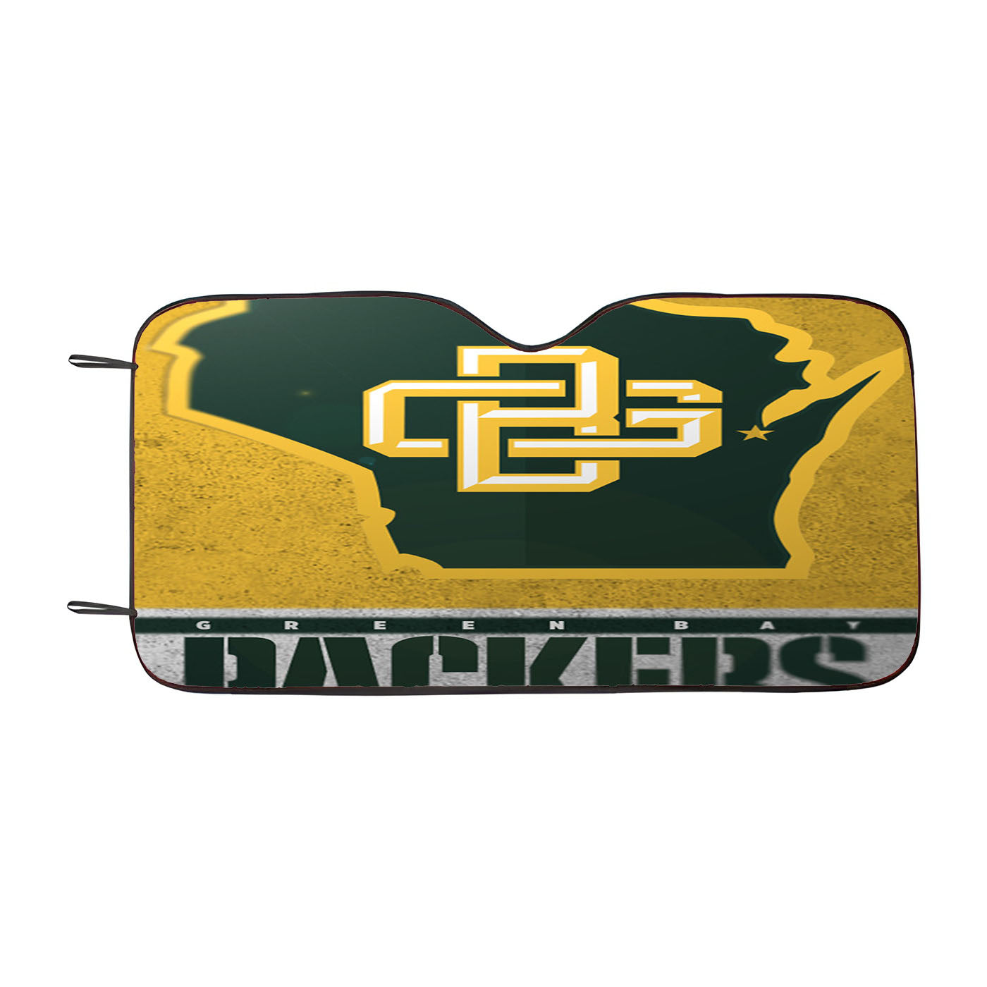 Green Bay Packers Emblem Car Auto Sun Shade Windshield Cover