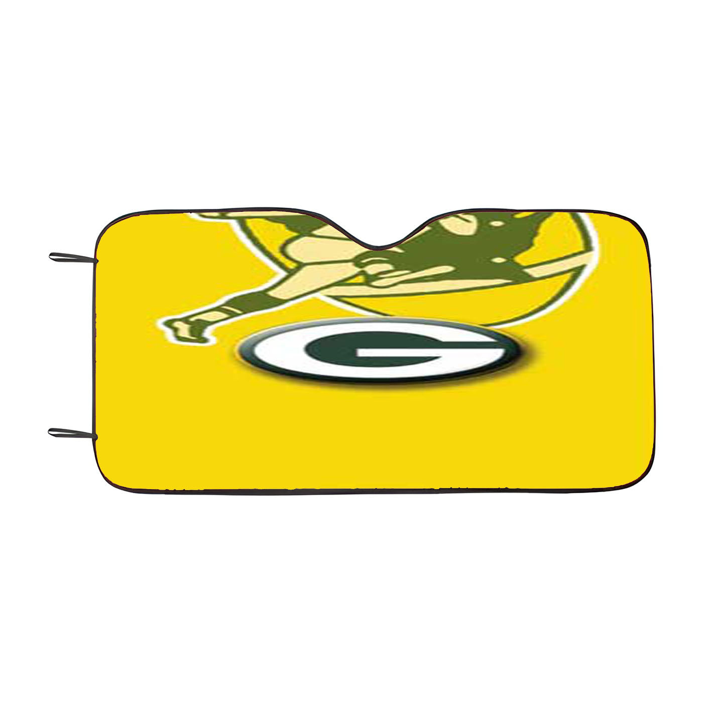Green Bay Packers Middle Stripe Car Auto Sun Shade Windshield Cover