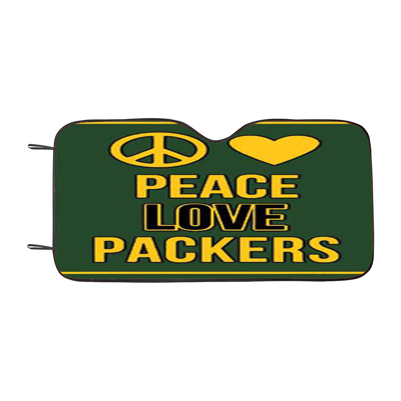 Green Bay Packers Pink Tall Car Auto Sun Shade Windshield Cover
