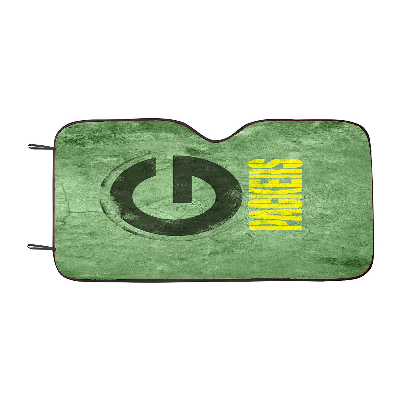 Grunge Green Bay Packers Wallpaper Car Auto Sun Shade Windshield Cover