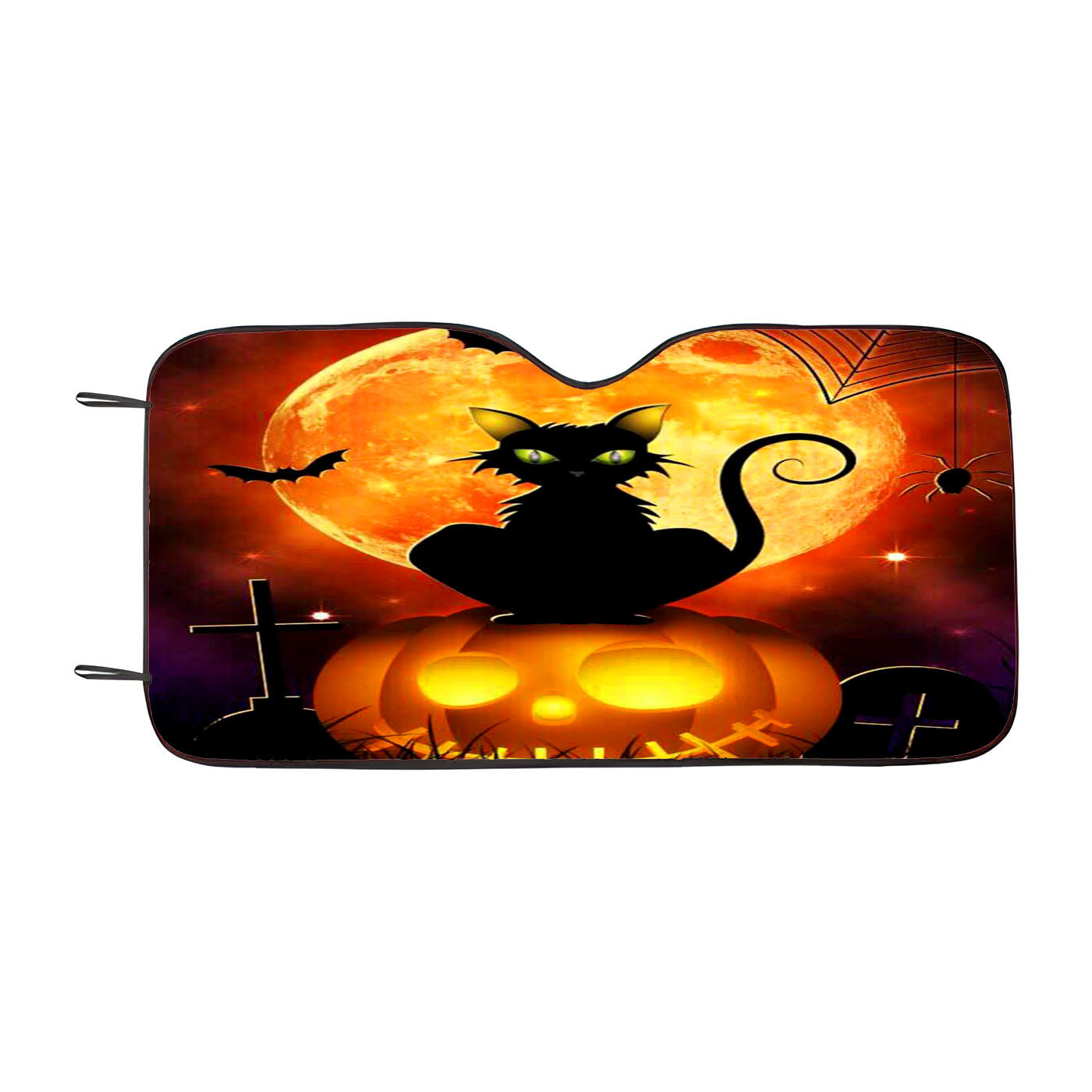 Halloween Casper The Friendly Car Auto Sun Shade Windshield Cover