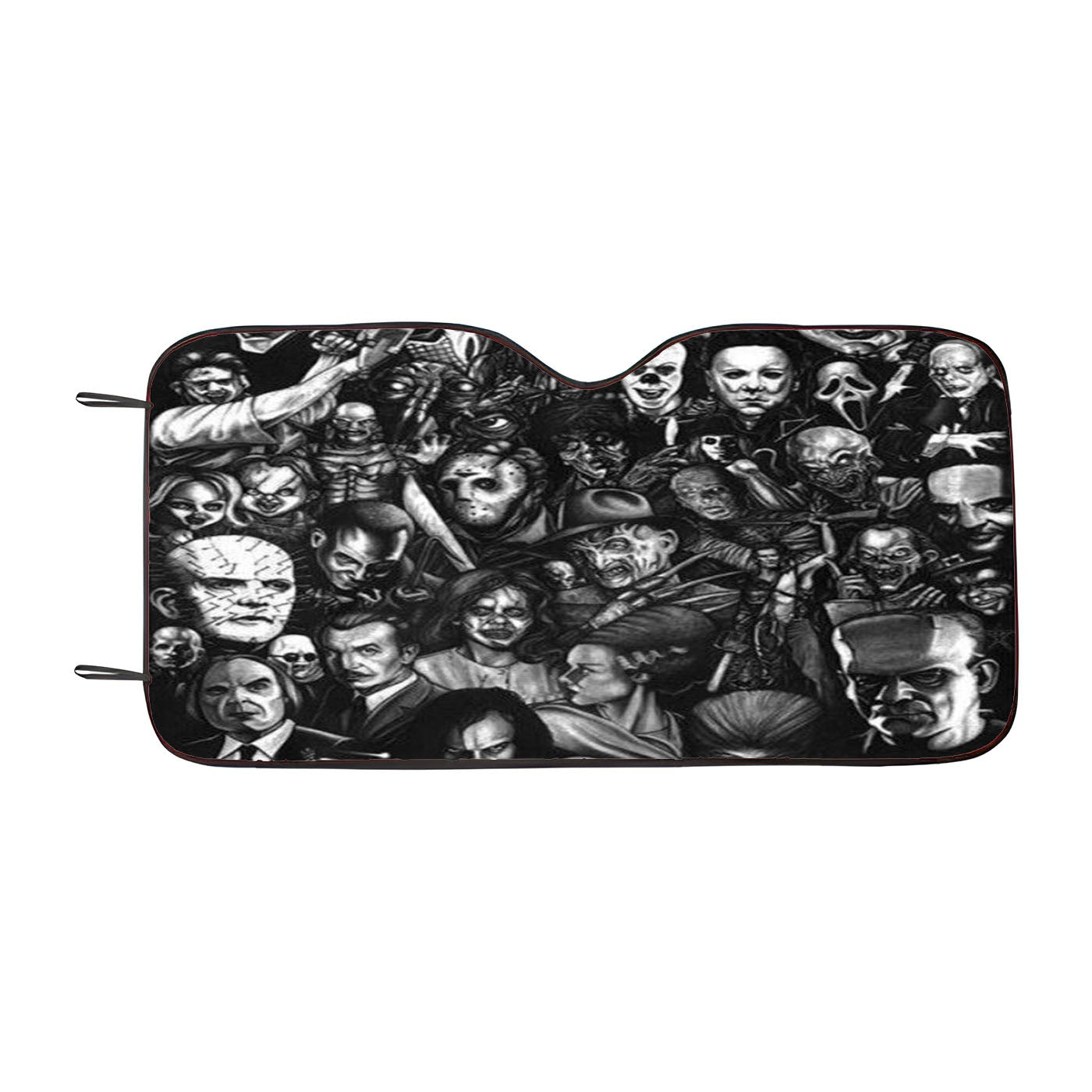 Halloween Johny Depp Pattern Cartoon Car Auto Sun Shade Windshield Cover