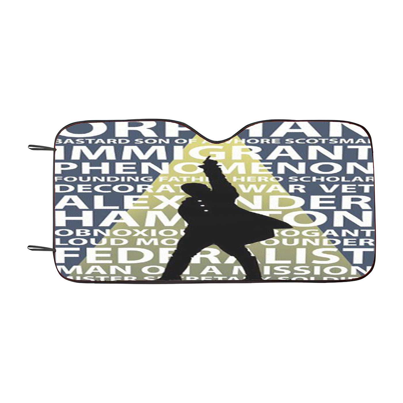 Hamilton Musical Vocal Selection Car Auto Sun Shade Windshield Cover