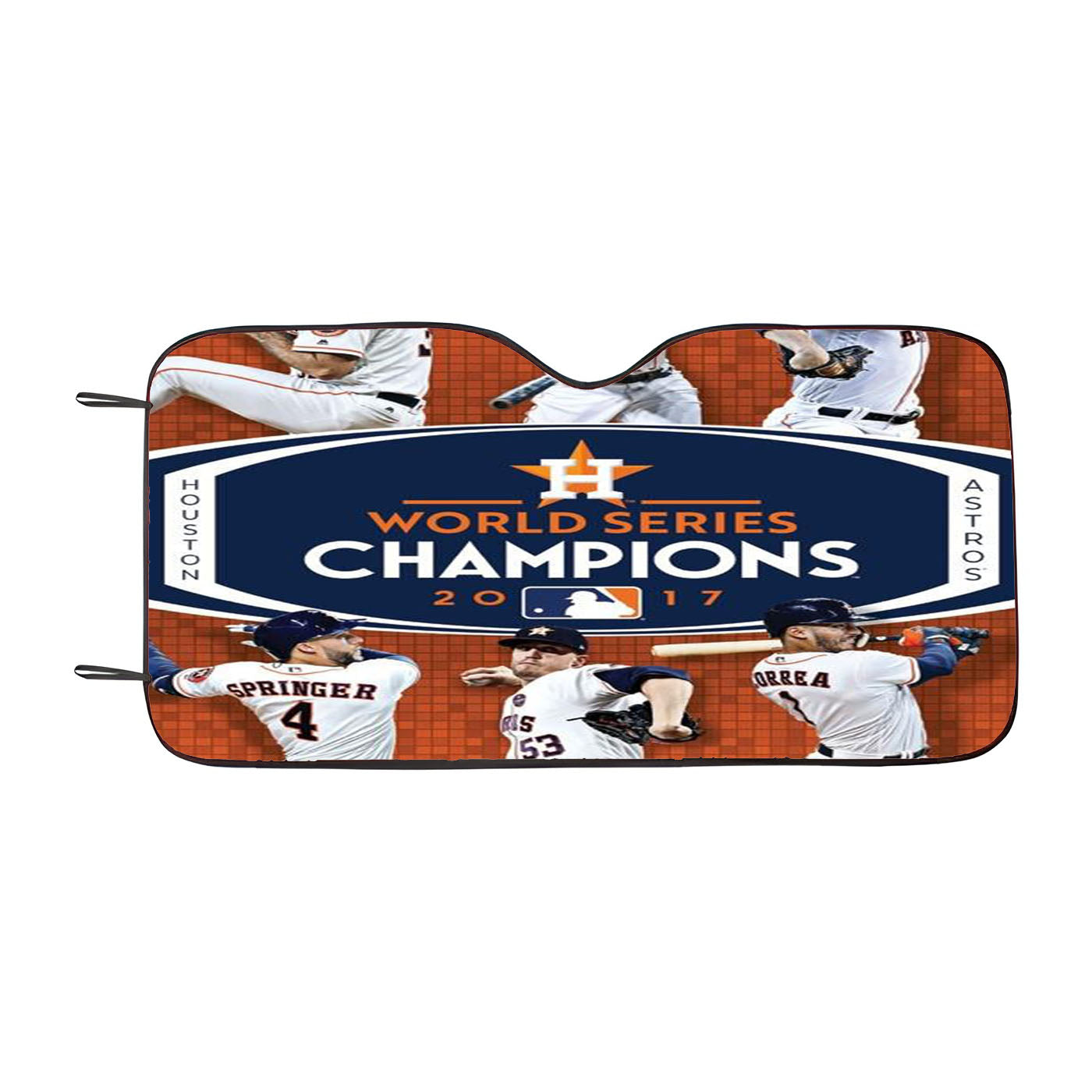 Houston Astros Car Auto Sun Shade Windshield Cover