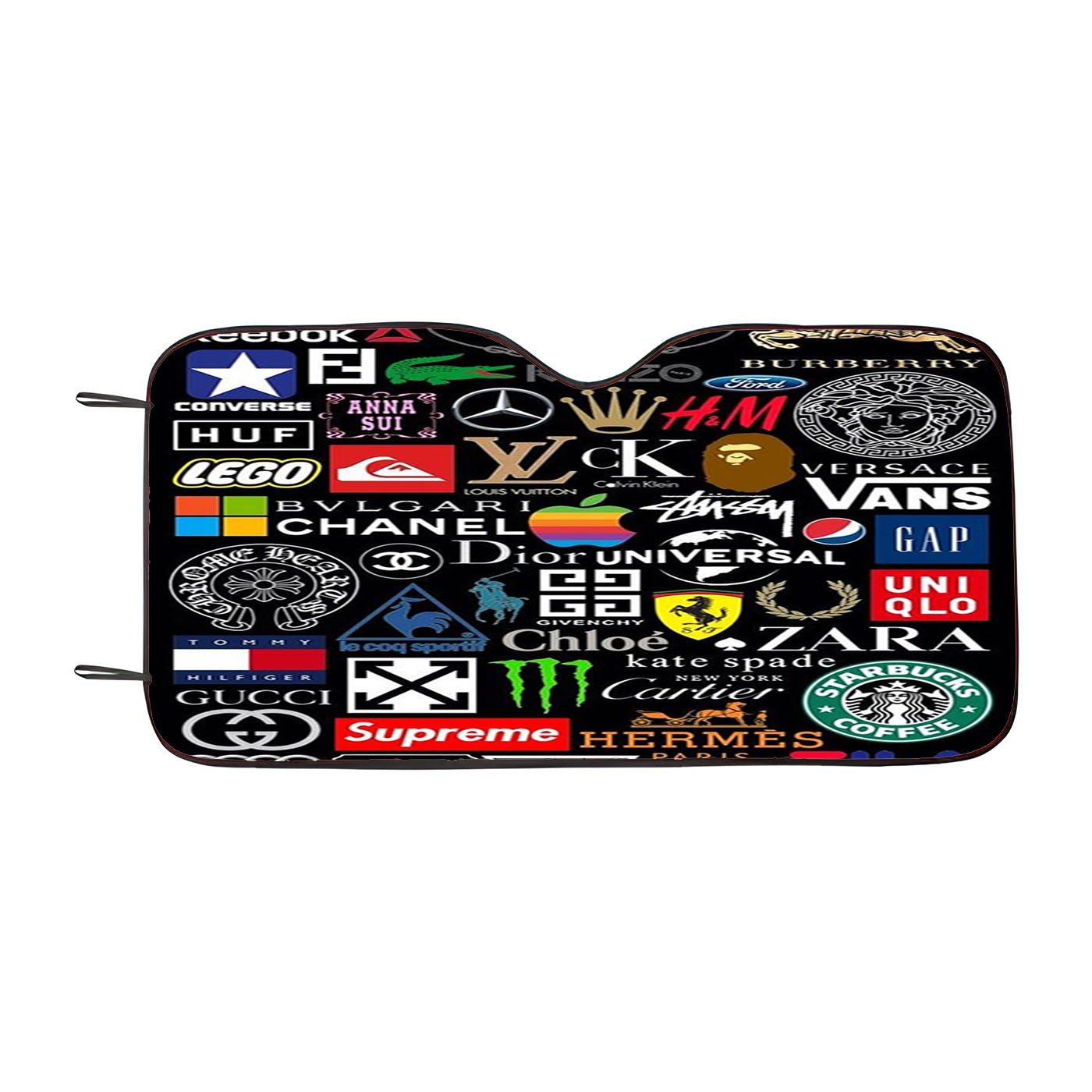Hype Beast Brand Collages Car Auto Sun Shade Windshield Cover