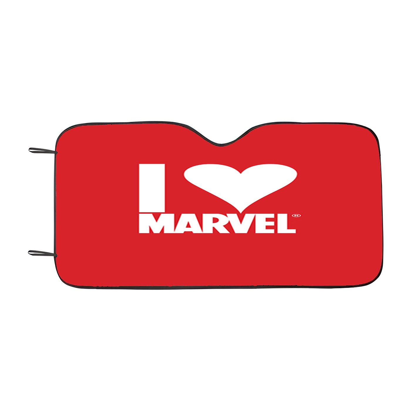 I Love Marvel Car Auto Sun Shade Windshield Cover