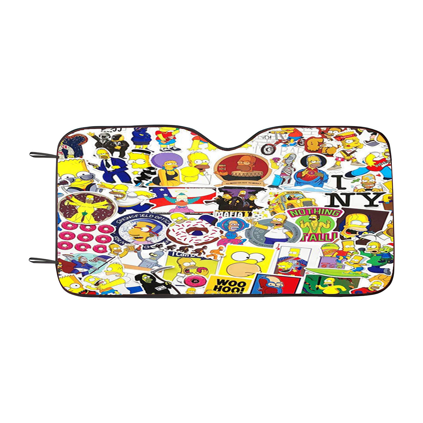 I Love The Simpsons Family Collage Car Auto Sun Shade Windshield Cover