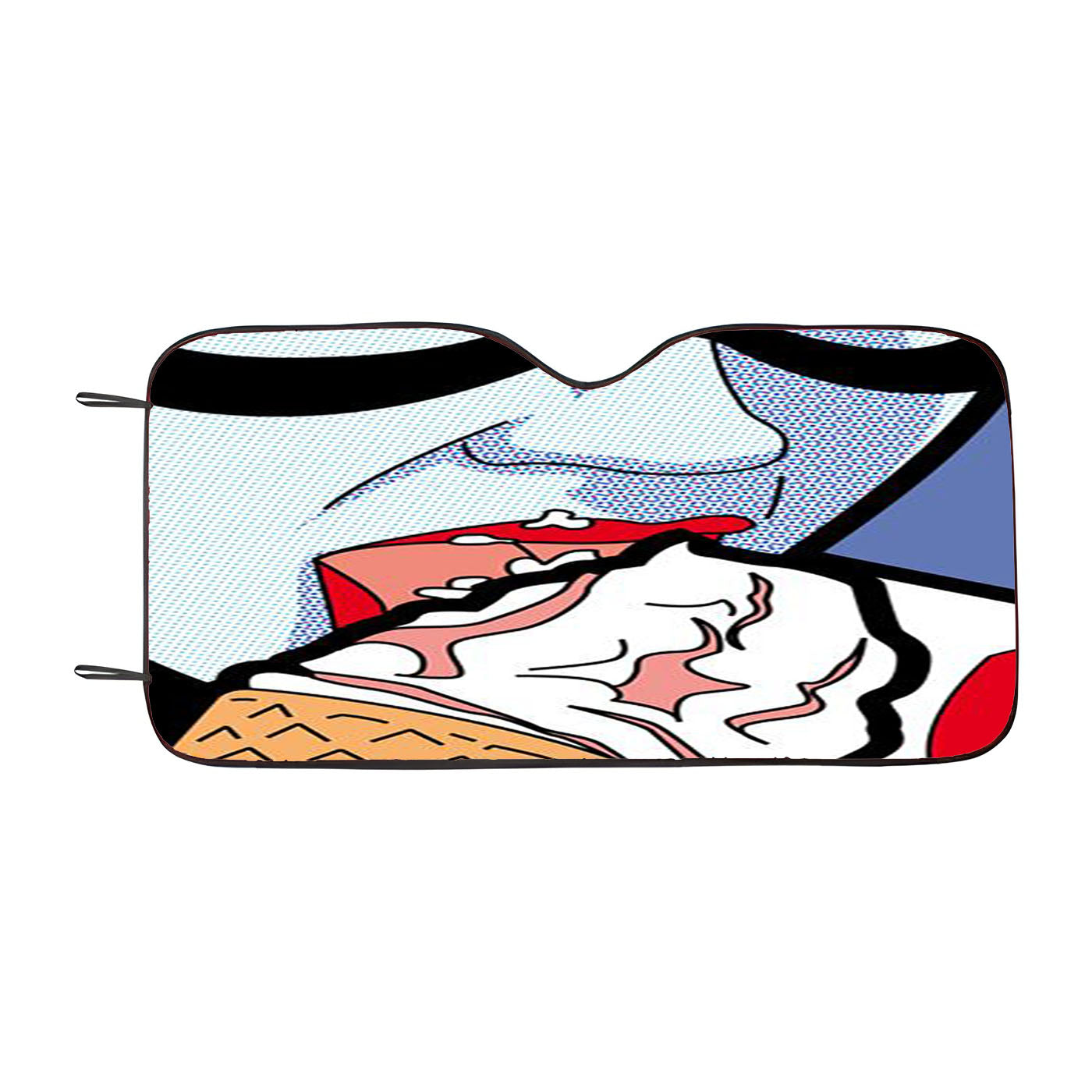 Ice Cream Harley Quinn The Secret Life Of Heroes Car Auto Sun Shade Windshield Cover