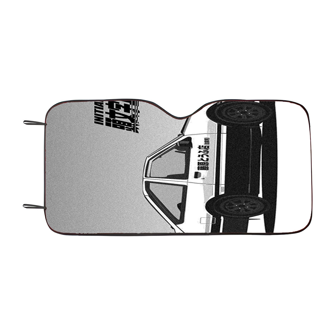 Initial D Car Ae86 Trueno Art Car Auto Sun Shade Windshield Cover