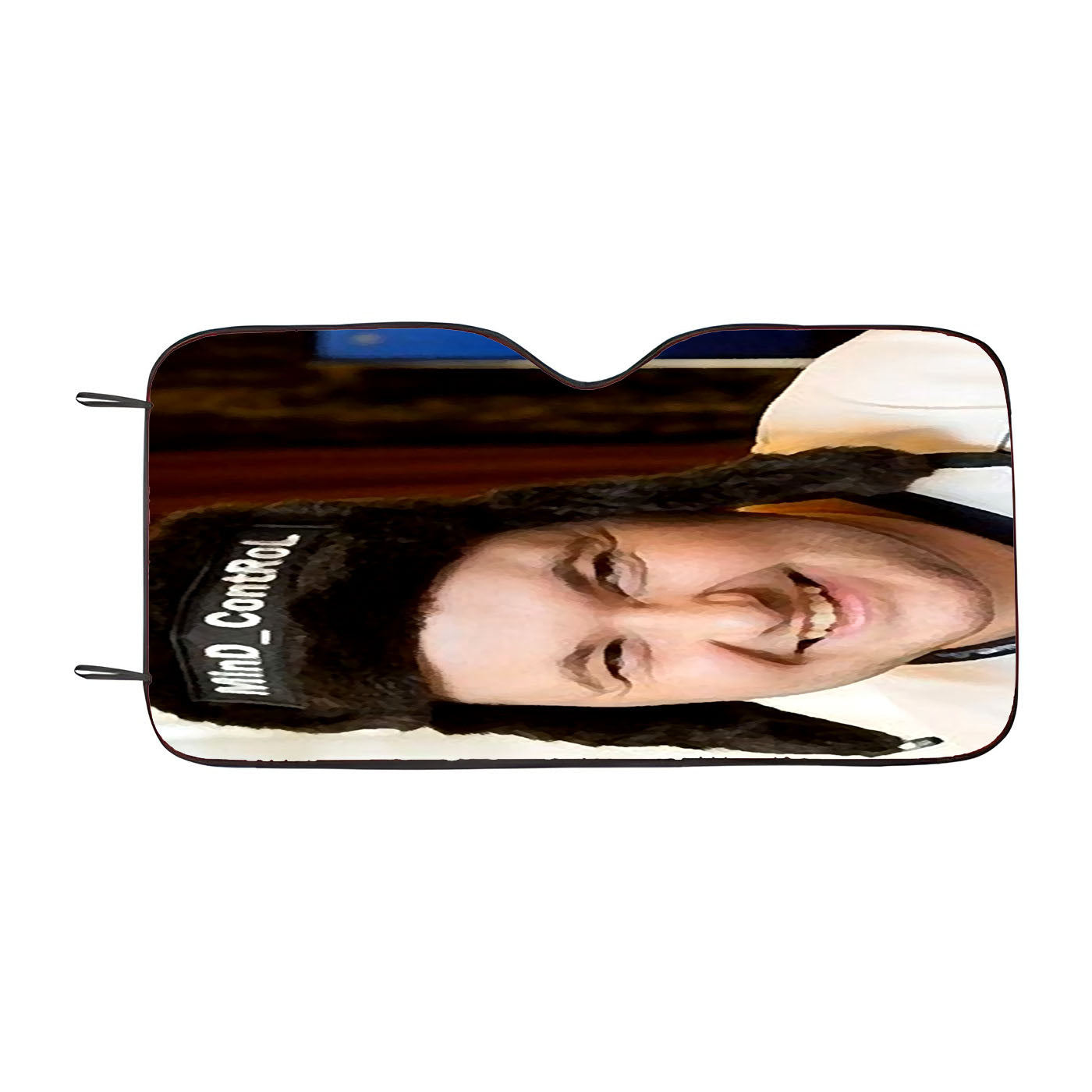 Ivan Borislavov Ivanov Mind Control Brush Paint Car Auto Sun Shade Windshield Cover