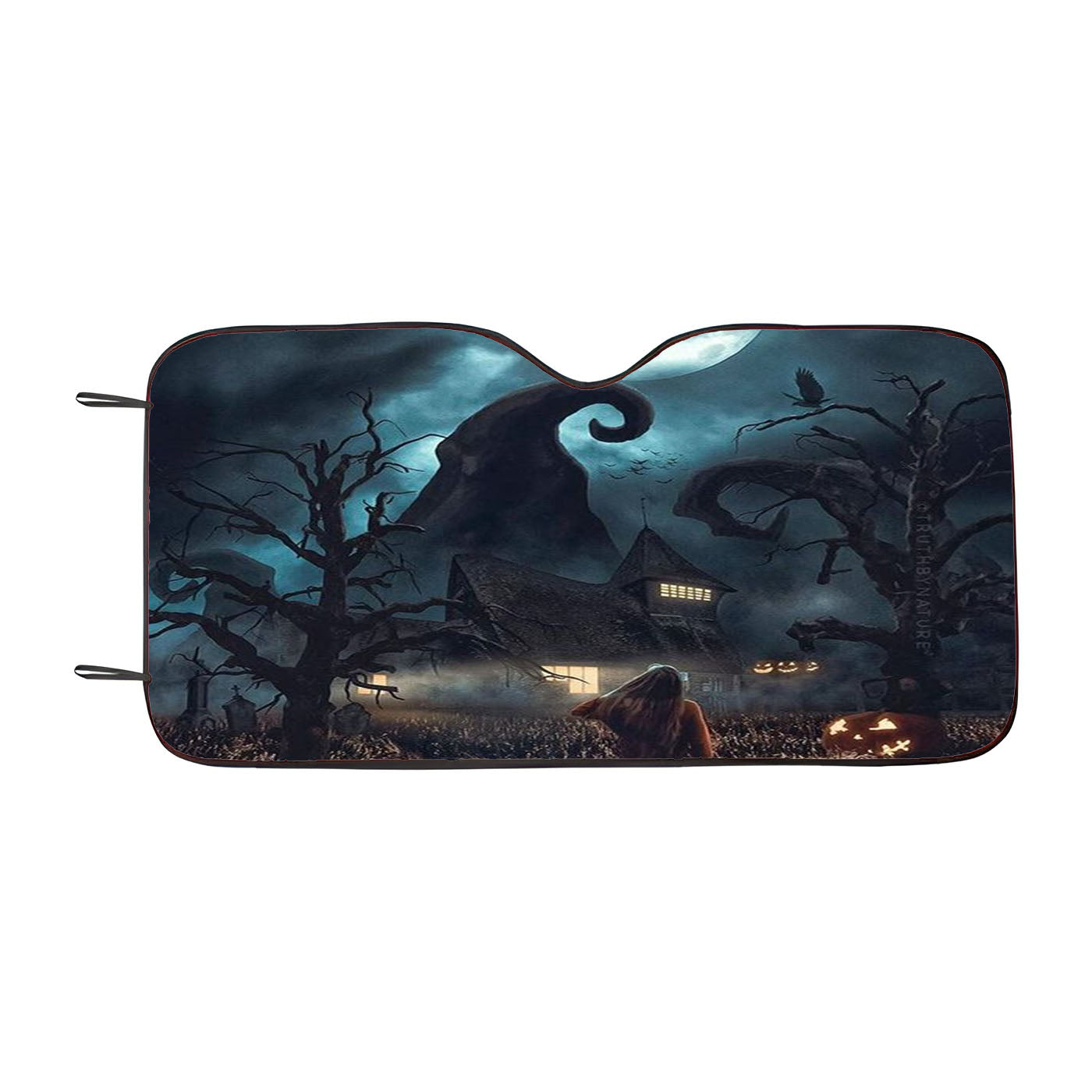 Jack Skellington Halloween Wallpaper Car Auto Sun Shade Windshield Cover