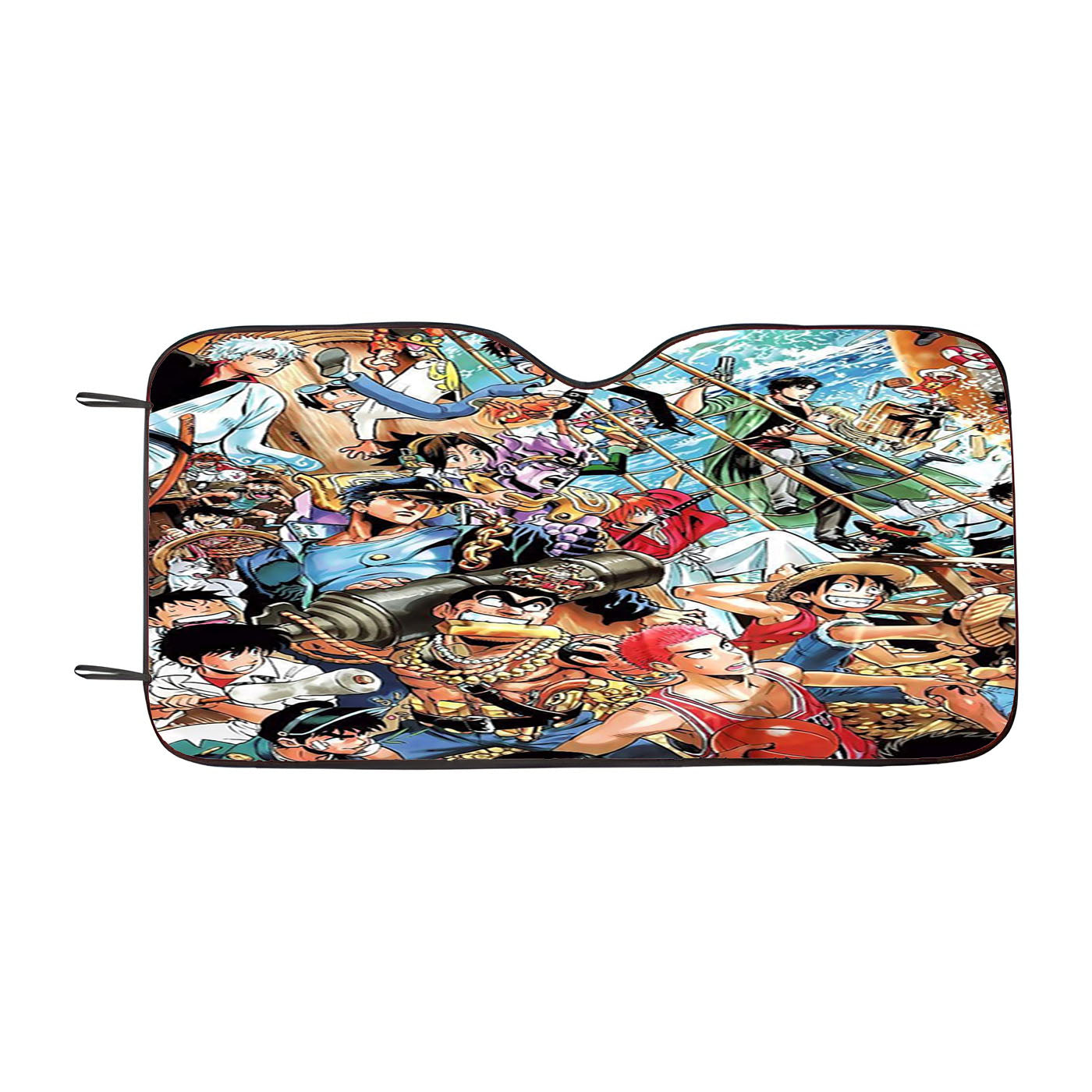 Japan Comic Anime All Character Collage Car Auto Sun Shade Windshield Cover