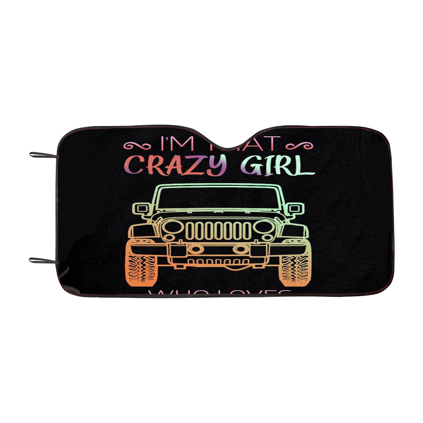 Jeep Cj5 Logo Car Auto Sun Shade Windshield Cover