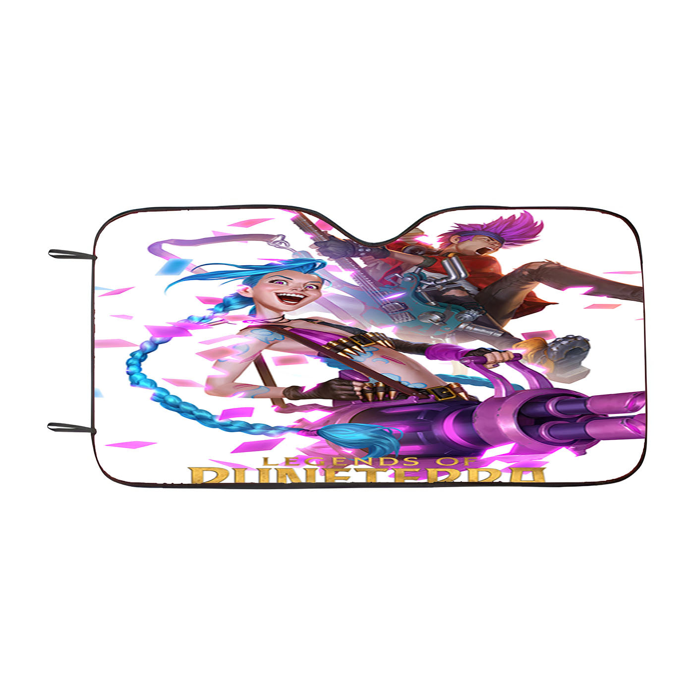 Jinx Lol Legends Of Runeterra Wallpaper Car Auto Sun Shade Windshield Cover