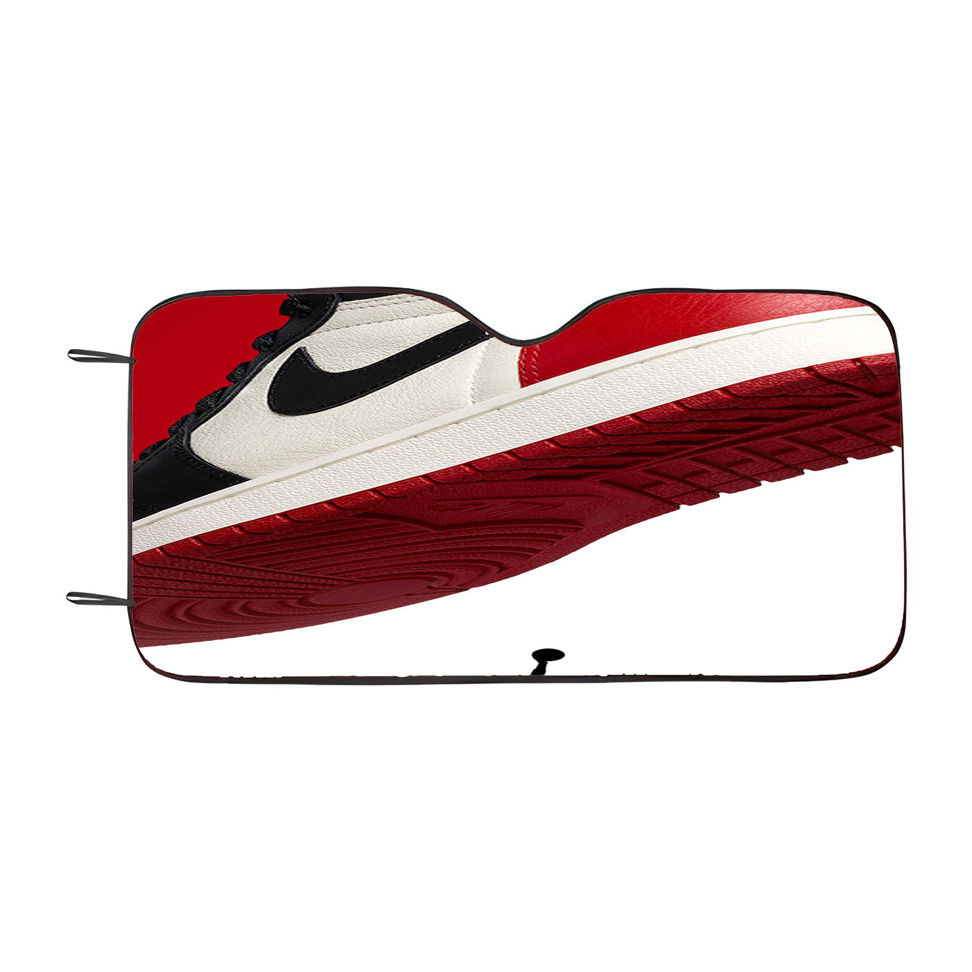Jordan Sneaker Collection 8 Bit Style Car Auto Sun Shade Windshield Cover