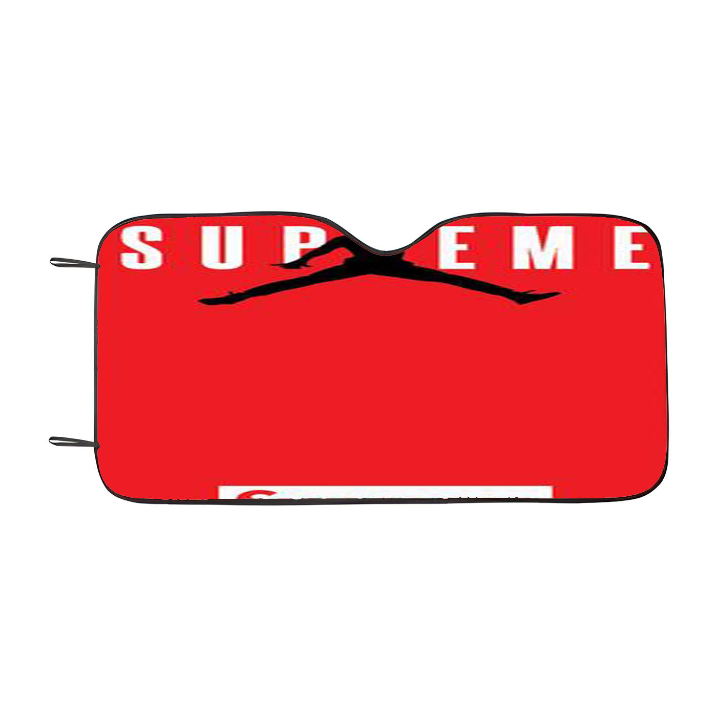 Jordan Supreme White Car Auto Sun Shade Windshield Cover