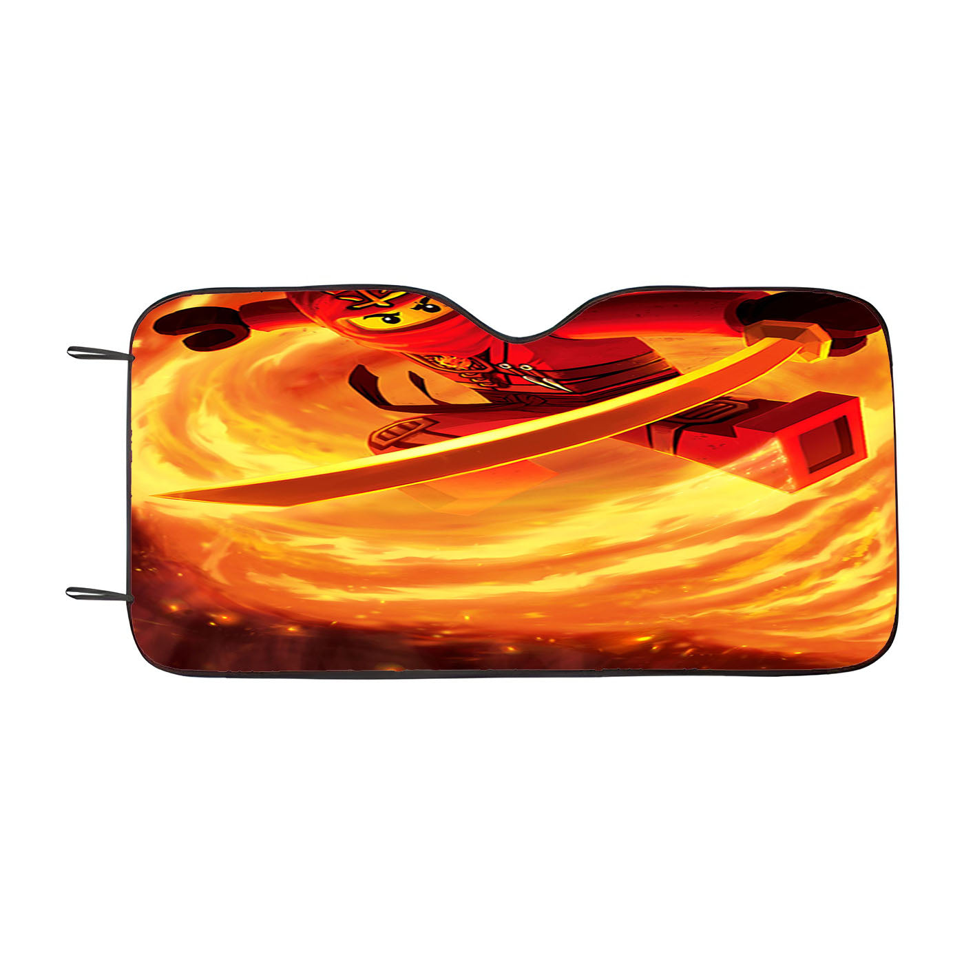 Kai Lego Red Ninjago Car Auto Sun Shade Windshield Cover