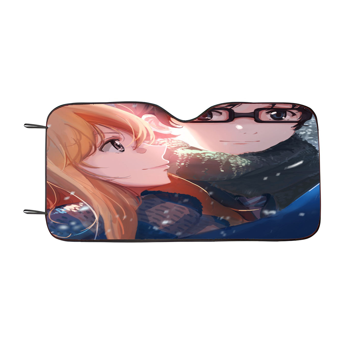 Kaori Miyazono And Kousei Arima Car Auto Sun Shade Windshield Cover