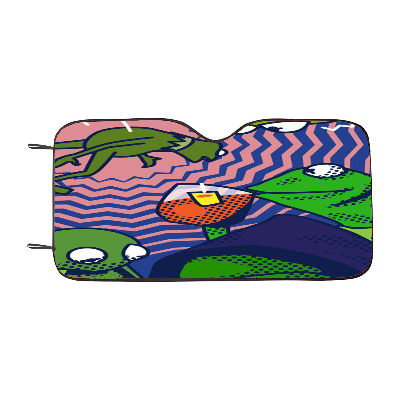 Kermit Suicide Jokes Car Auto Sun Shade Windshield Cover