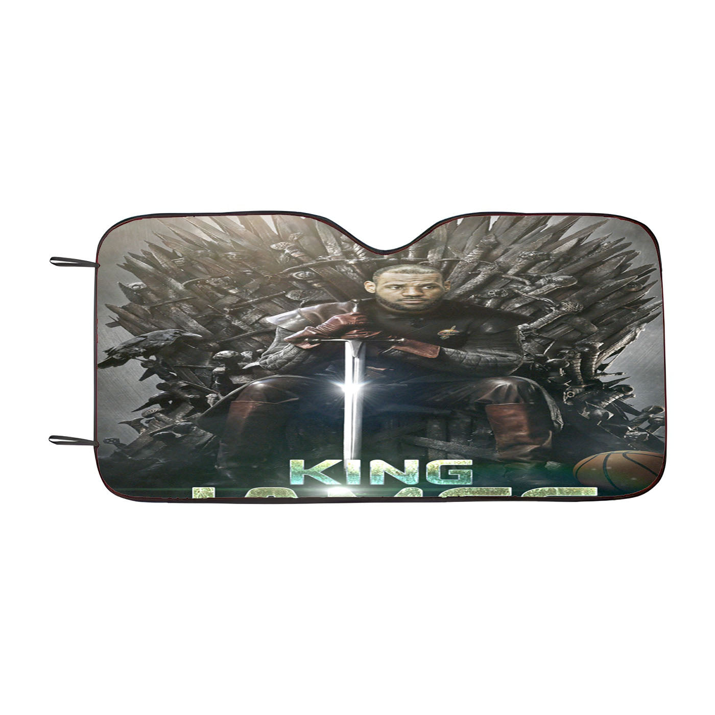 King Lebron James Car Auto Sun Shade Windshield Cover