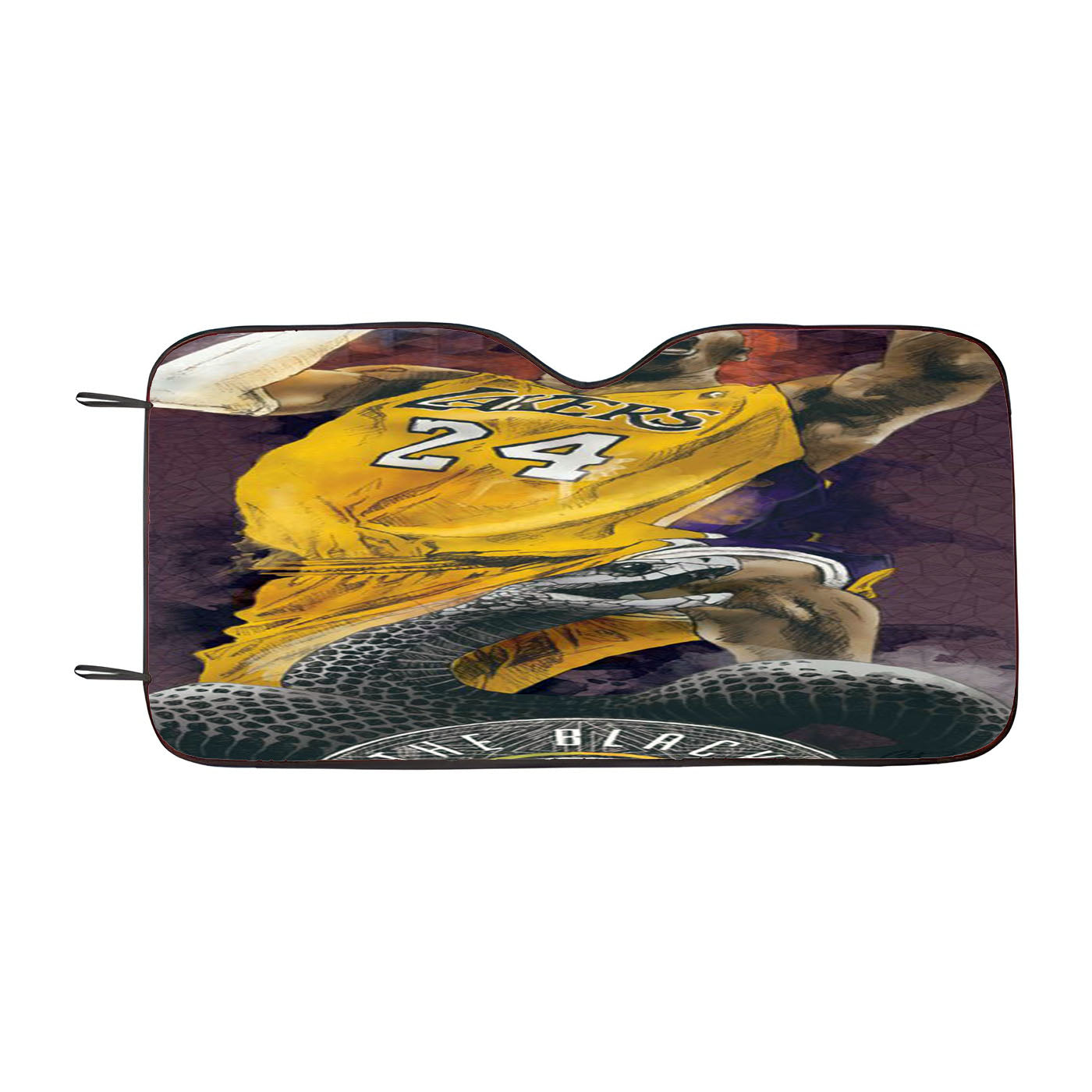 Kobe Bryant Lakers Nba Team Car Auto Sun Shade Windshield Cover