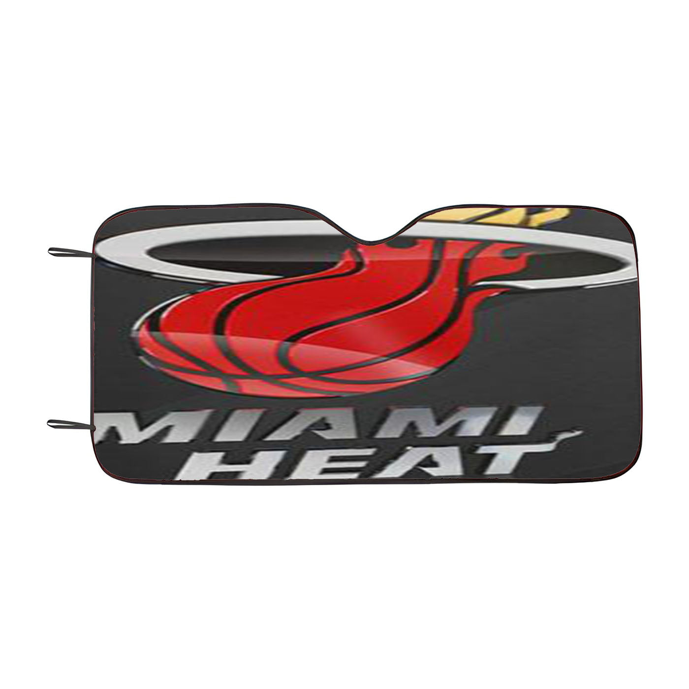 Miami Heat Nba Logo Wallpaper Car Auto Sun Shade Windshield Cover