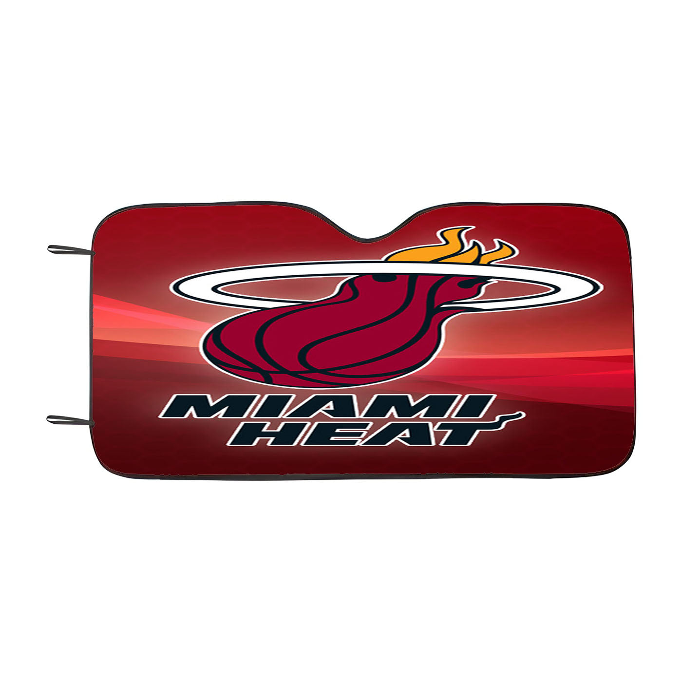 Miami Heat Car Auto Sun Shade Windshield Cover