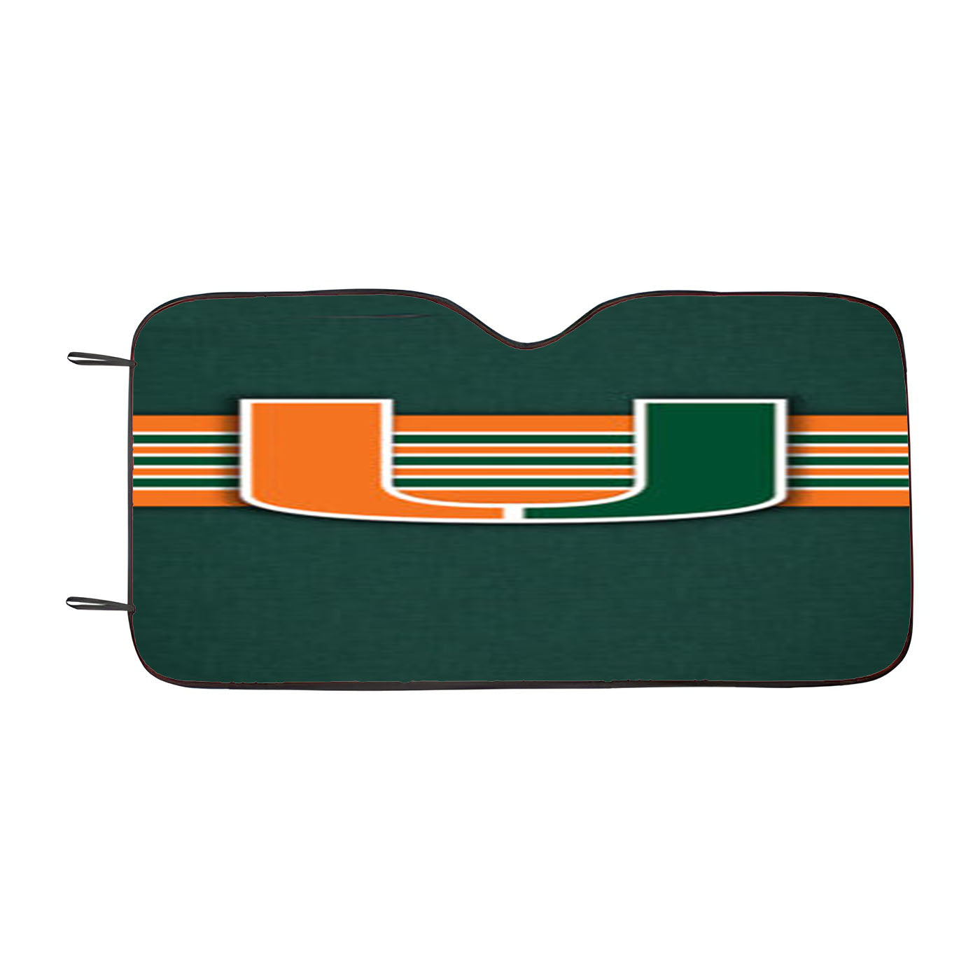 Miami Hurricanes Icon Car Auto Sun Shade Windshield Cover