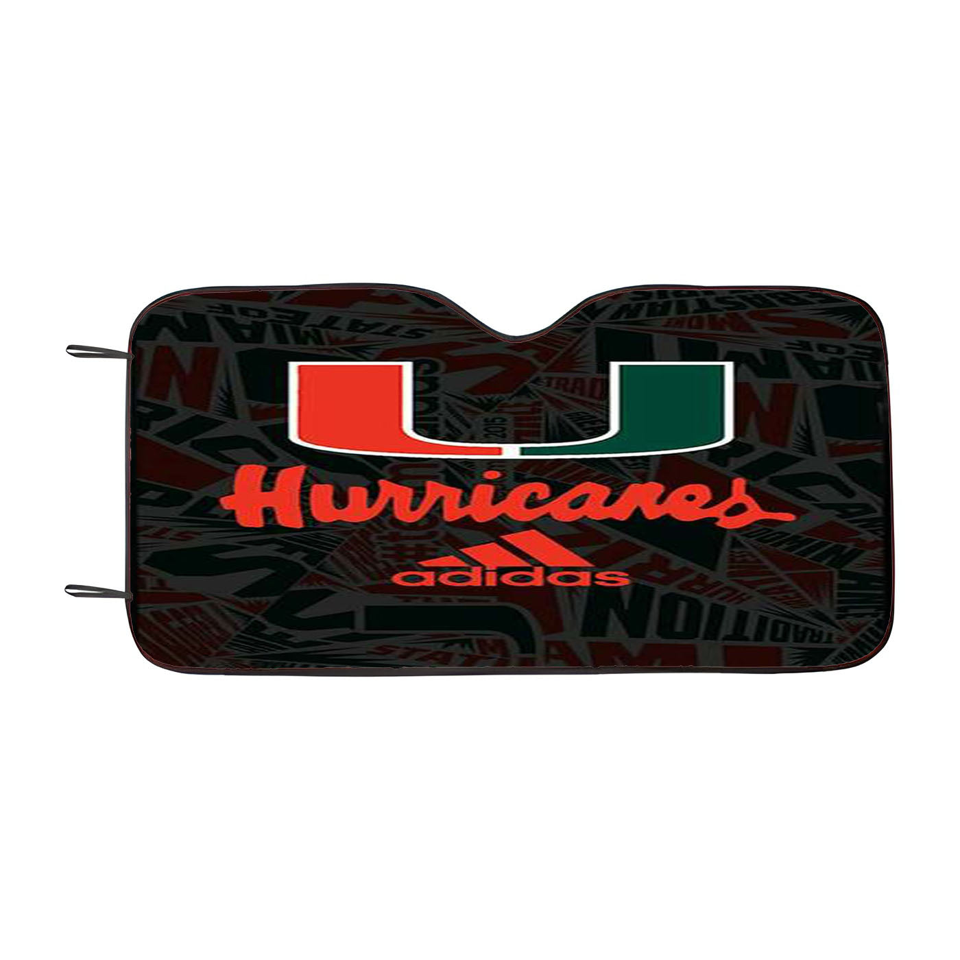 Miami Hurricanes Um Football Car Auto Sun Shade Windshield Cover