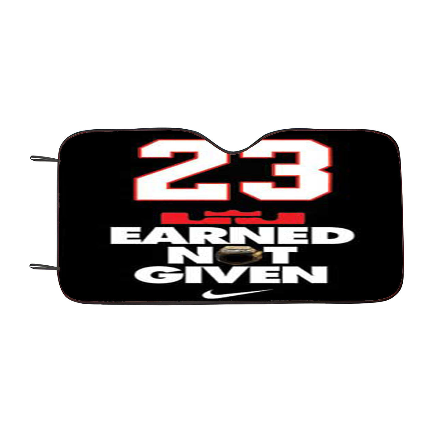 Michael Jordan Golden Gold Pattern Car Auto Sun Shade Windshield Cover
