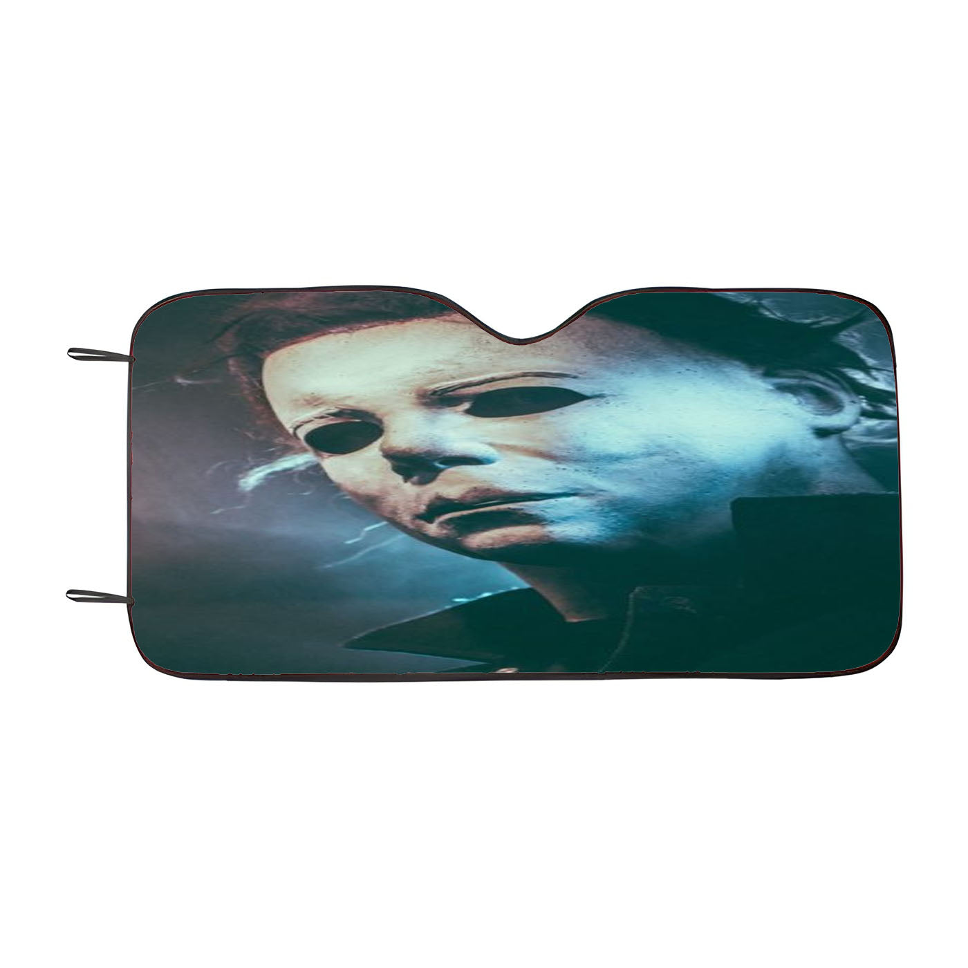 Michael Myers Mask Halloween Horror Car Auto Sun Shade Windshield Cover